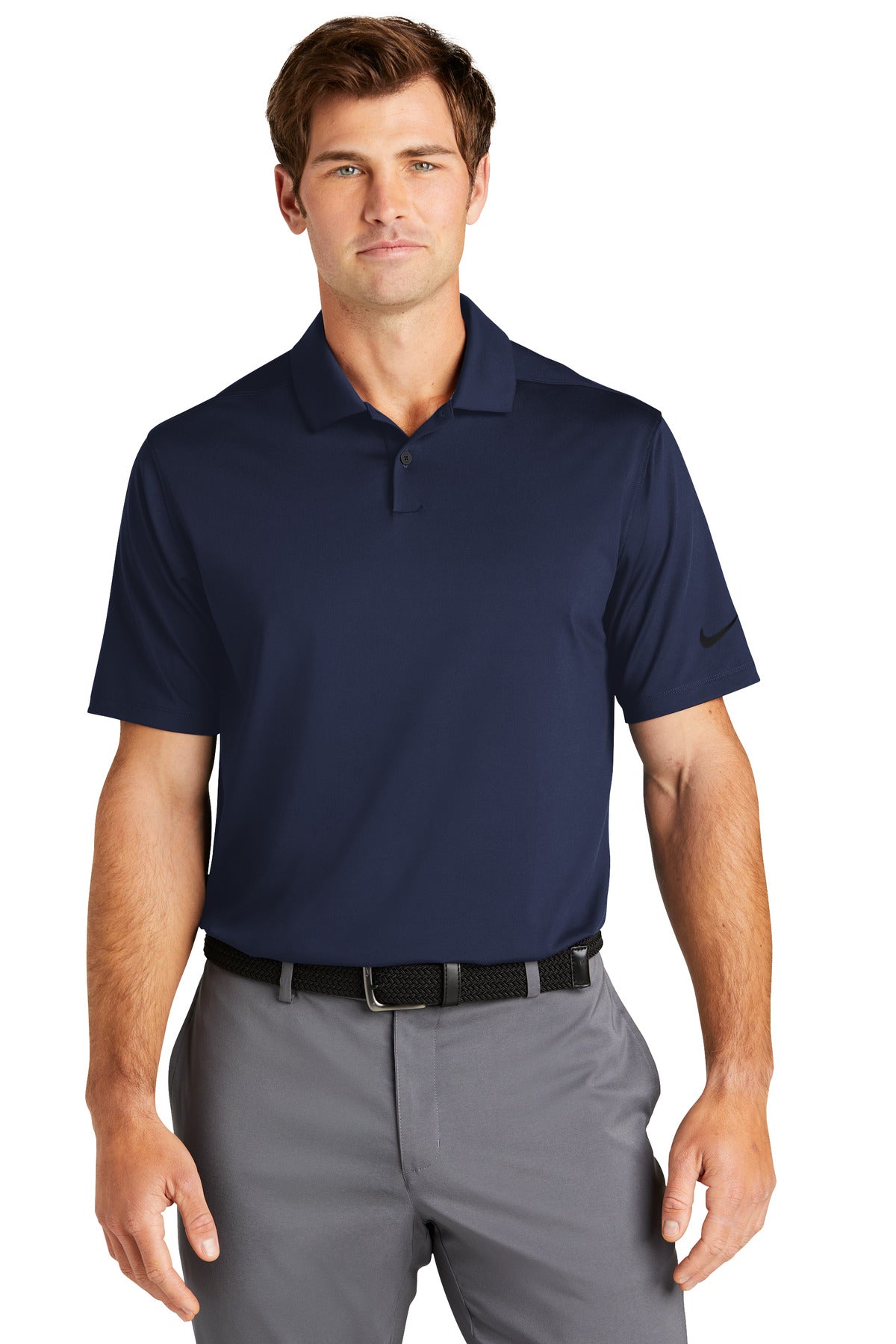 Available in solids and heathers this polished polo brings a - Midnight Navy