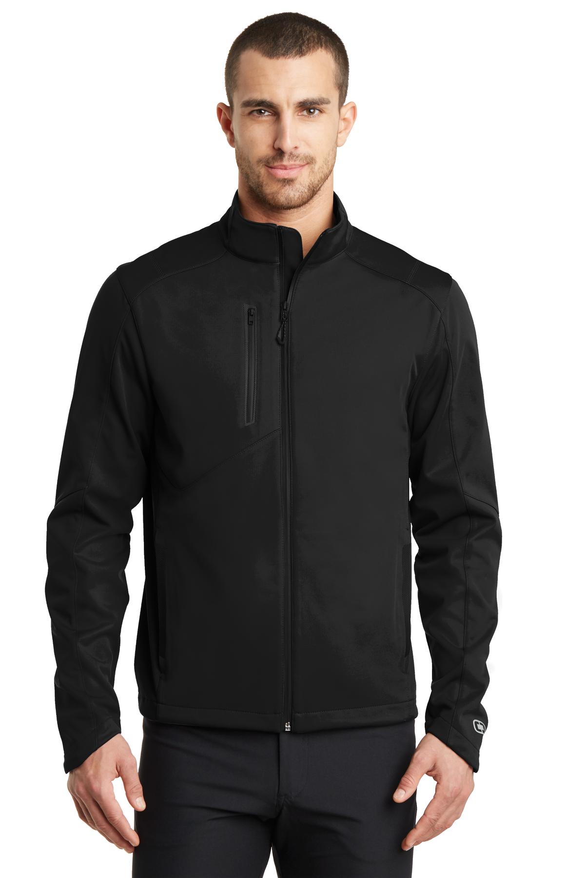 WATER-RESISTANTWIND-RESISTANTSTRETCHTONAL EMBOSSED O PATTERN - Blacktop