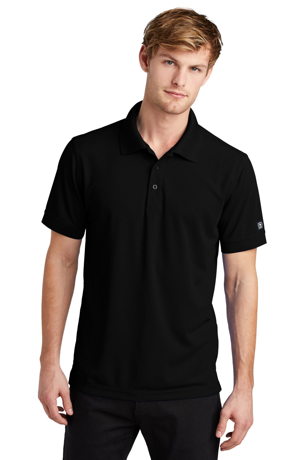 Accelerate beyond the limits in this high-performance polo t - Blacktop