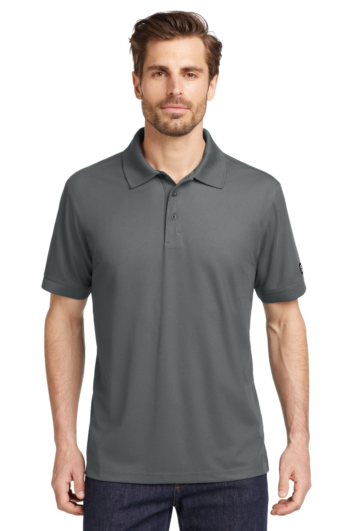 Accelerate beyond the limits in this high-performance polo t - Rogue Grey