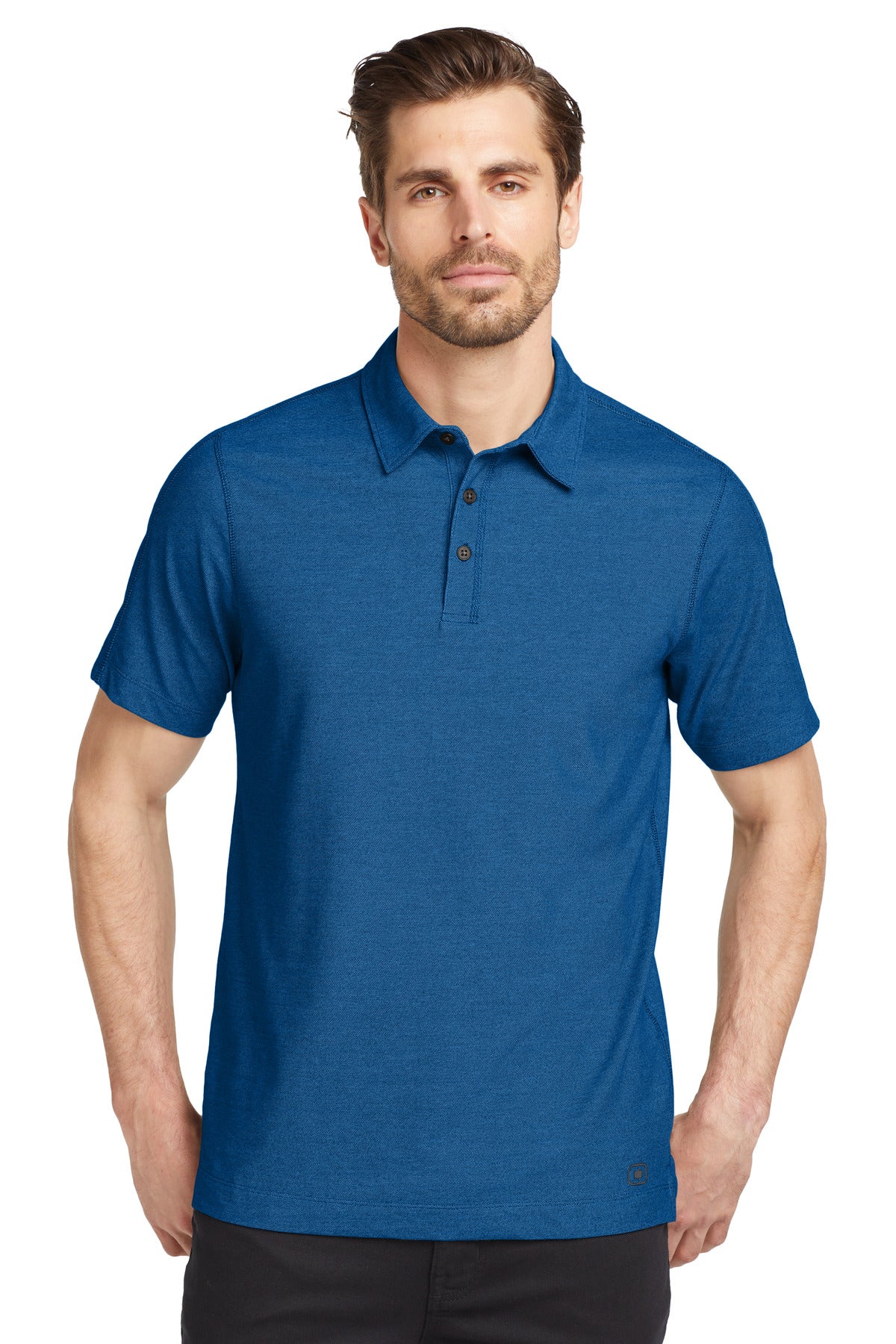 Ultra soft yet built for performance this two-tone polo feat - Electric Blue
