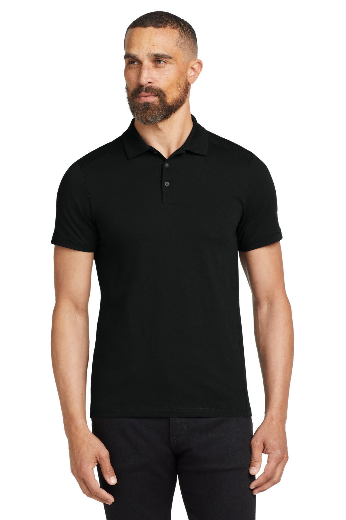 Find flexibility in your day with this polo that not only ha - Blacktop