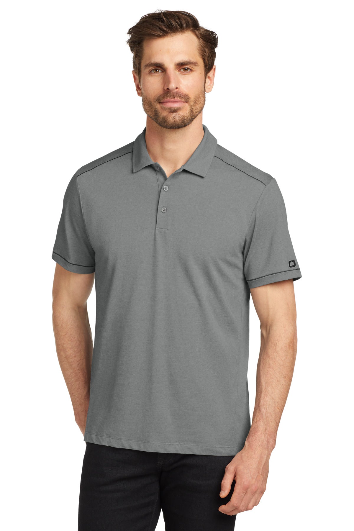 Find flexibility in your day with this polo that not only ha - Tarmac Grey Heather