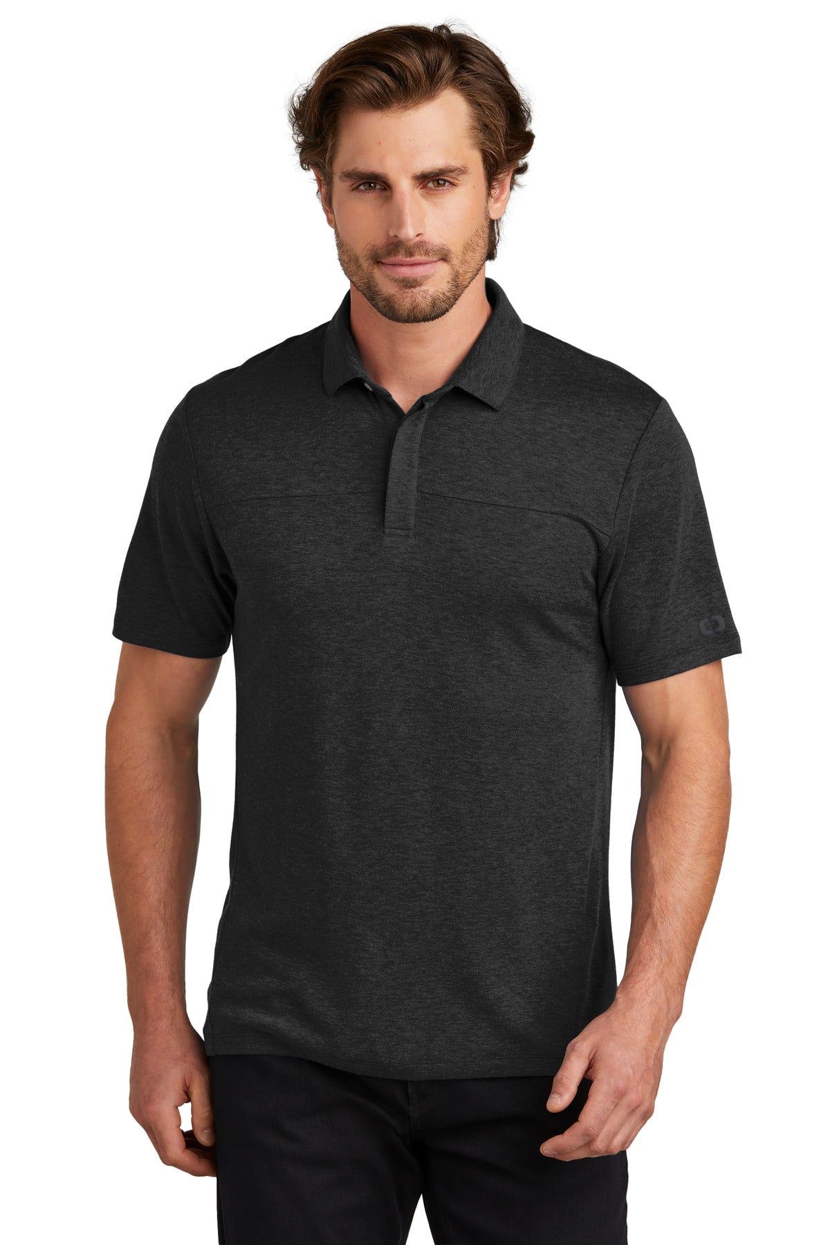 Mixing OGIO edge with a hint of fine merino wool this polo t - Blacktop