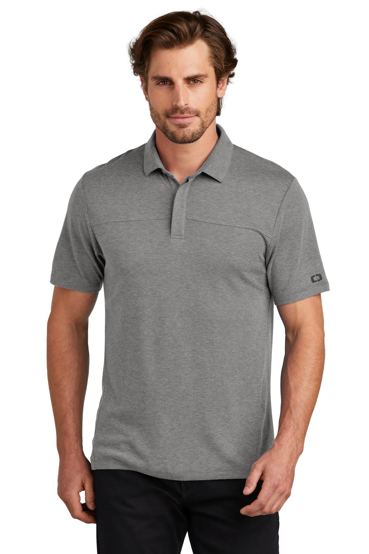 Mixing OGIO edge with a hint of fine merino wool this polo t - Gear Grey