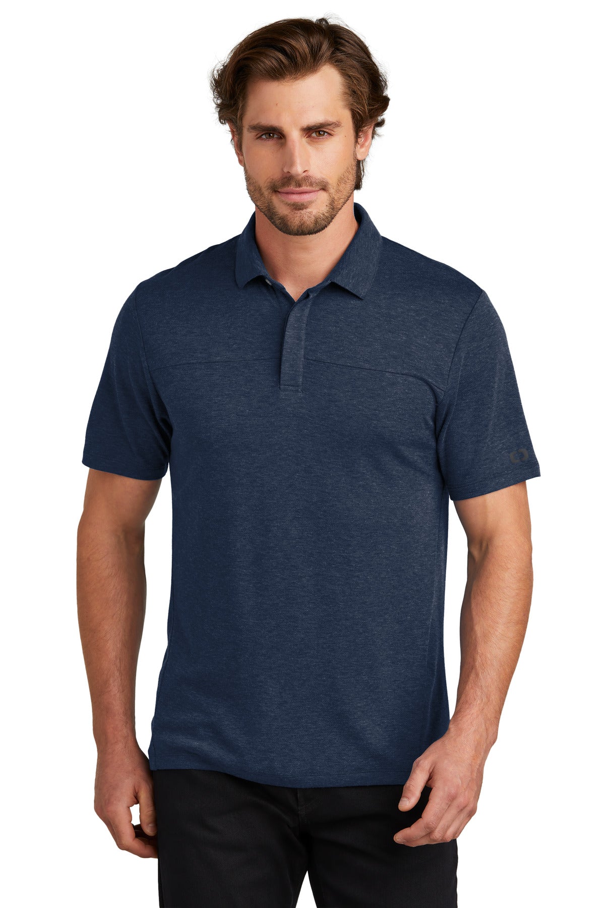 Mixing OGIO edge with a hint of fine merino wool this polo t - River Blue Navy