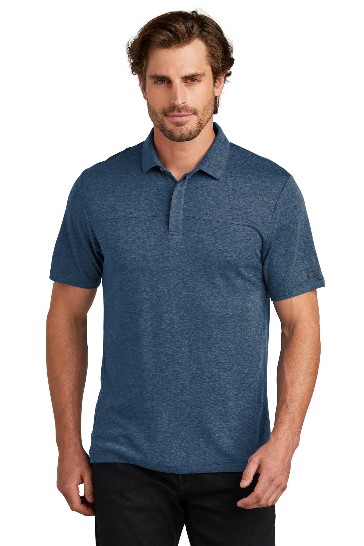 Mixing OGIO edge with a hint of fine merino wool this polo t - Spar Blue