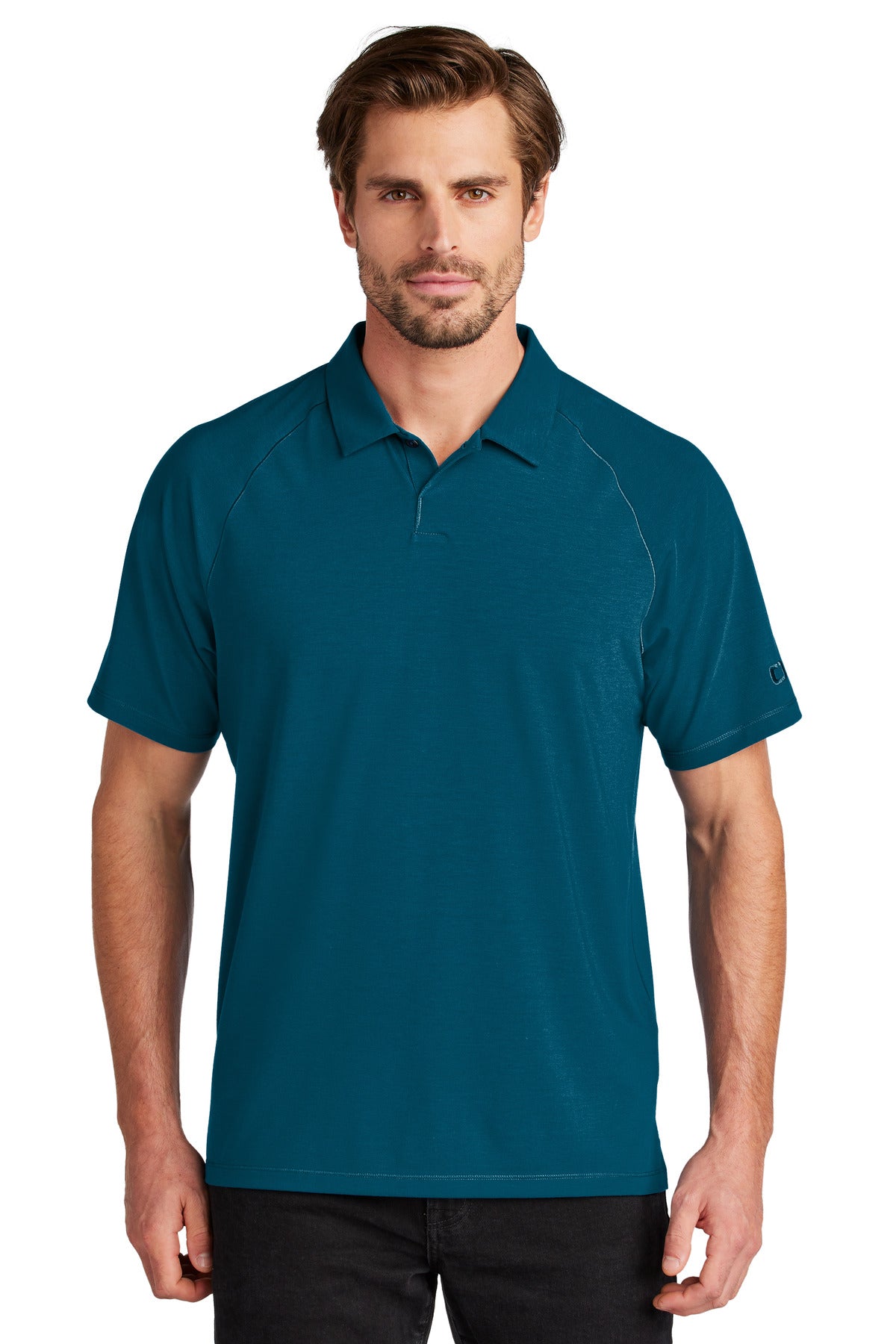 Set yourself in motion with this elevated easy moving polo t - Spar Blue