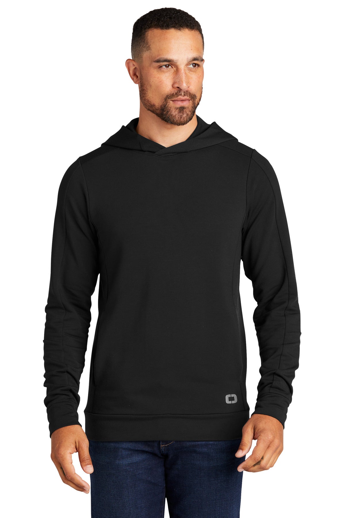 This ultraversatile ultracomfortable hoodie easily transitio - Blacktop