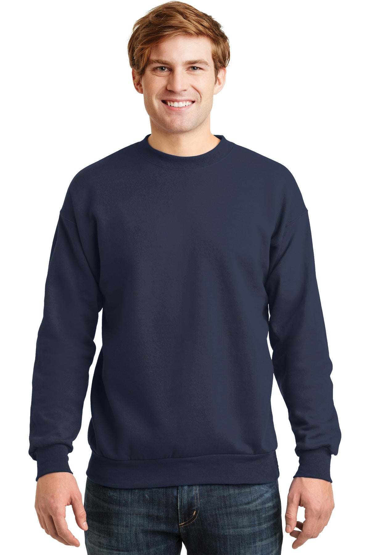 7.8-ounce 50/50 cotton/polyMade with up to 5% recycled polye - Navy