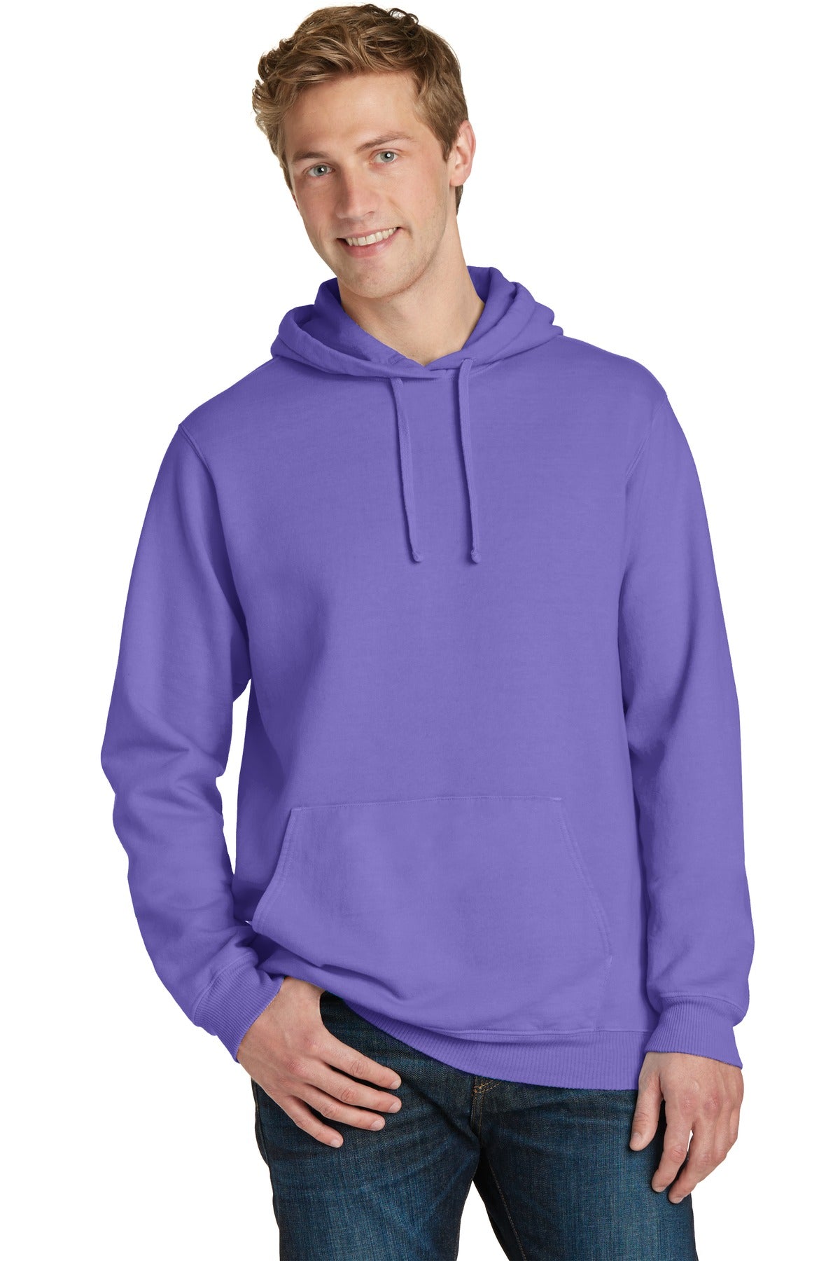 With aged-to-perfection color this soft comfortable sweatshi - Amethyst