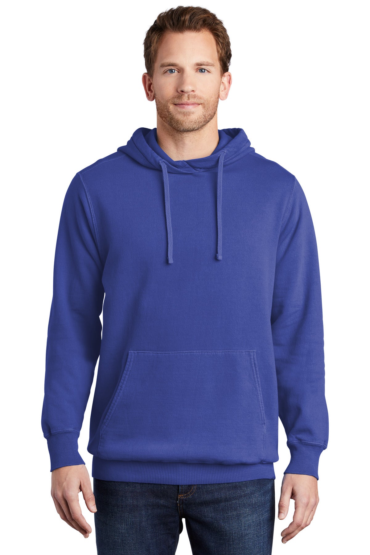 With aged-to-perfection color this soft comfortable sweatshi - Blue Iris