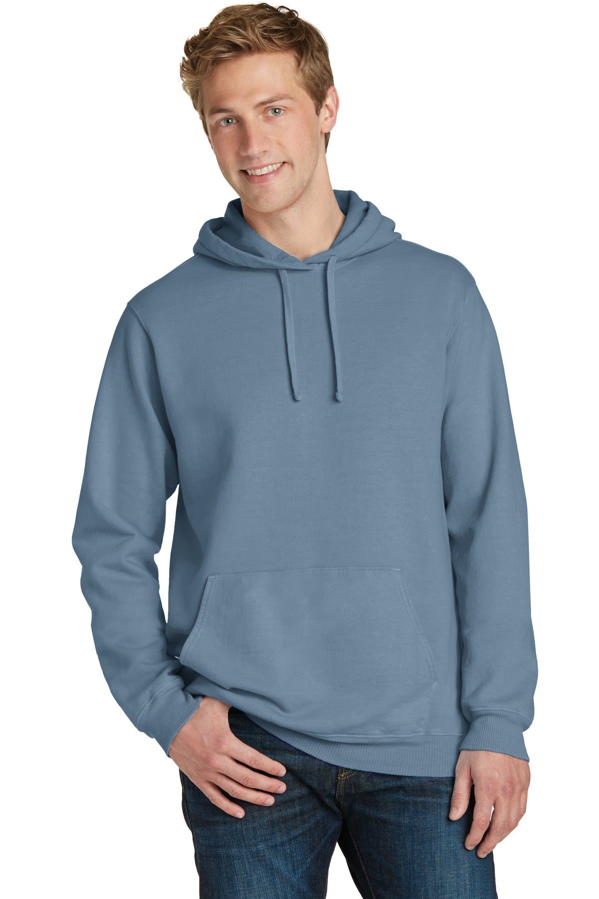 With aged-to-perfection color this soft comfortable sweatshi - Denim Blue