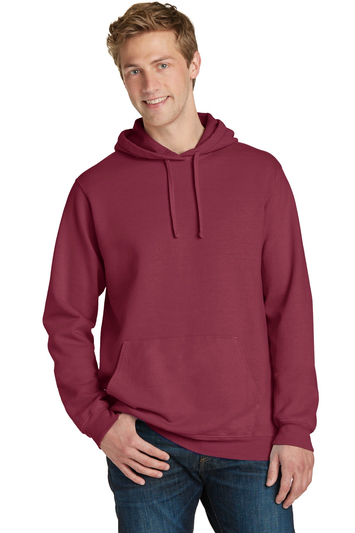 With aged-to-perfection color this soft comfortable sweatshi - Merlot