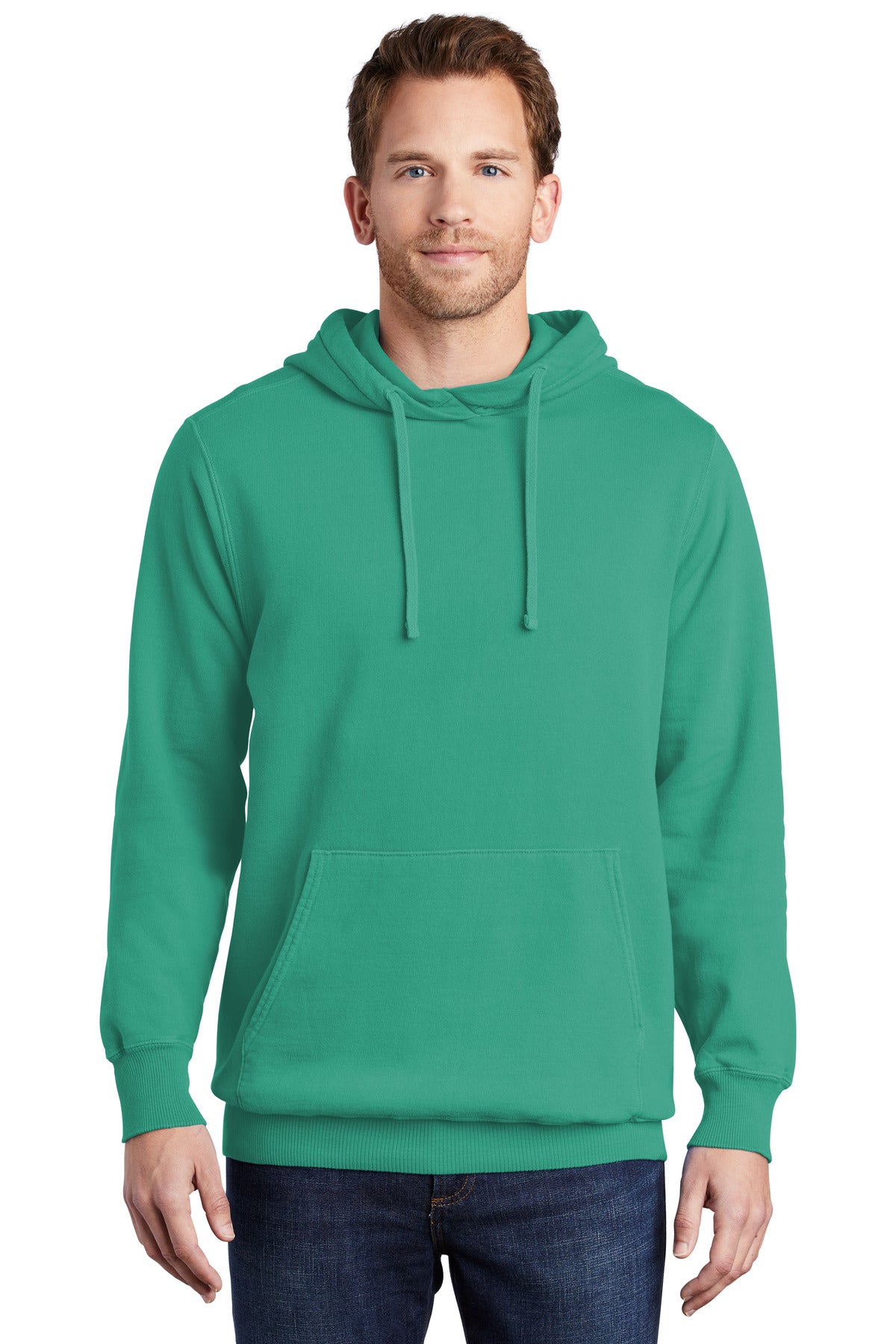 With aged-to-perfection color this soft comfortable sweatshi - Peacock