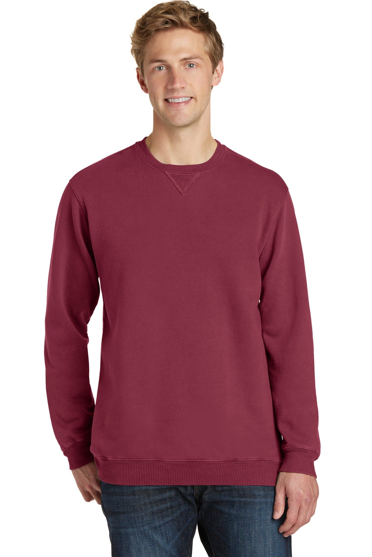 With aged-to-perfection color this soft comfortable sweatshi - Merlot