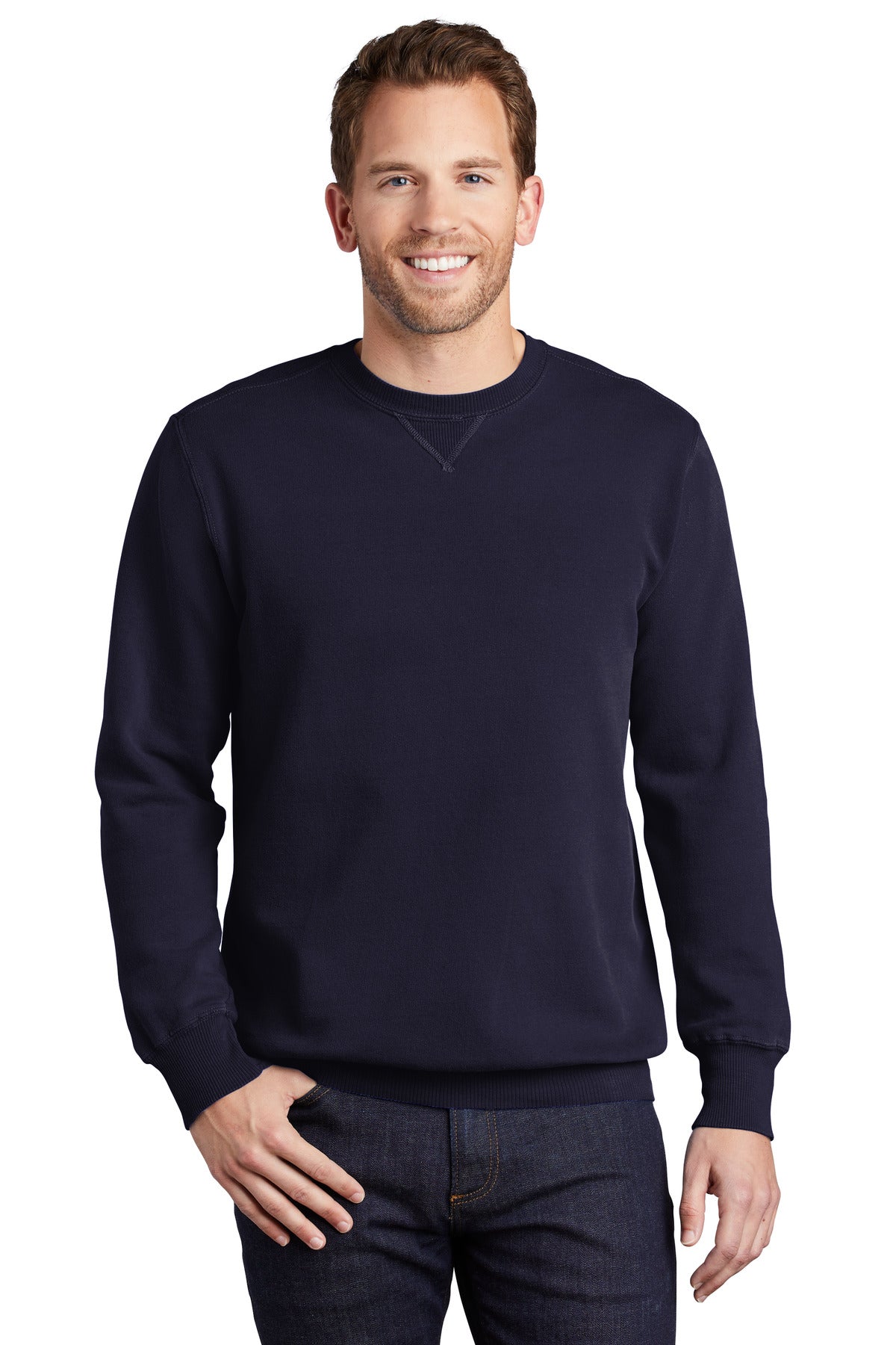 With aged-to-perfection color this soft comfortable sweatshi - True Navy