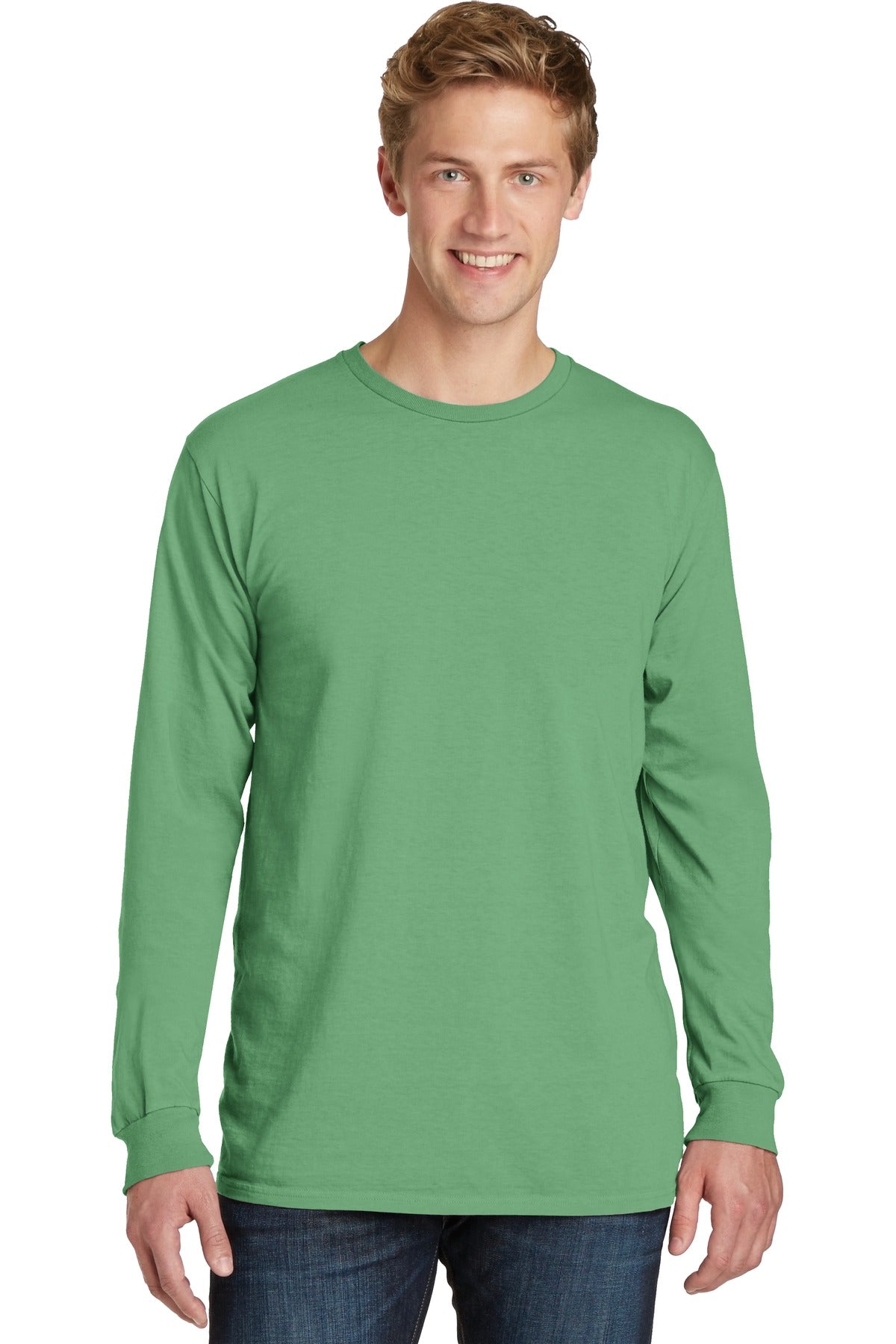 With long sleeves for added coverage this extra soft tee has - Safari