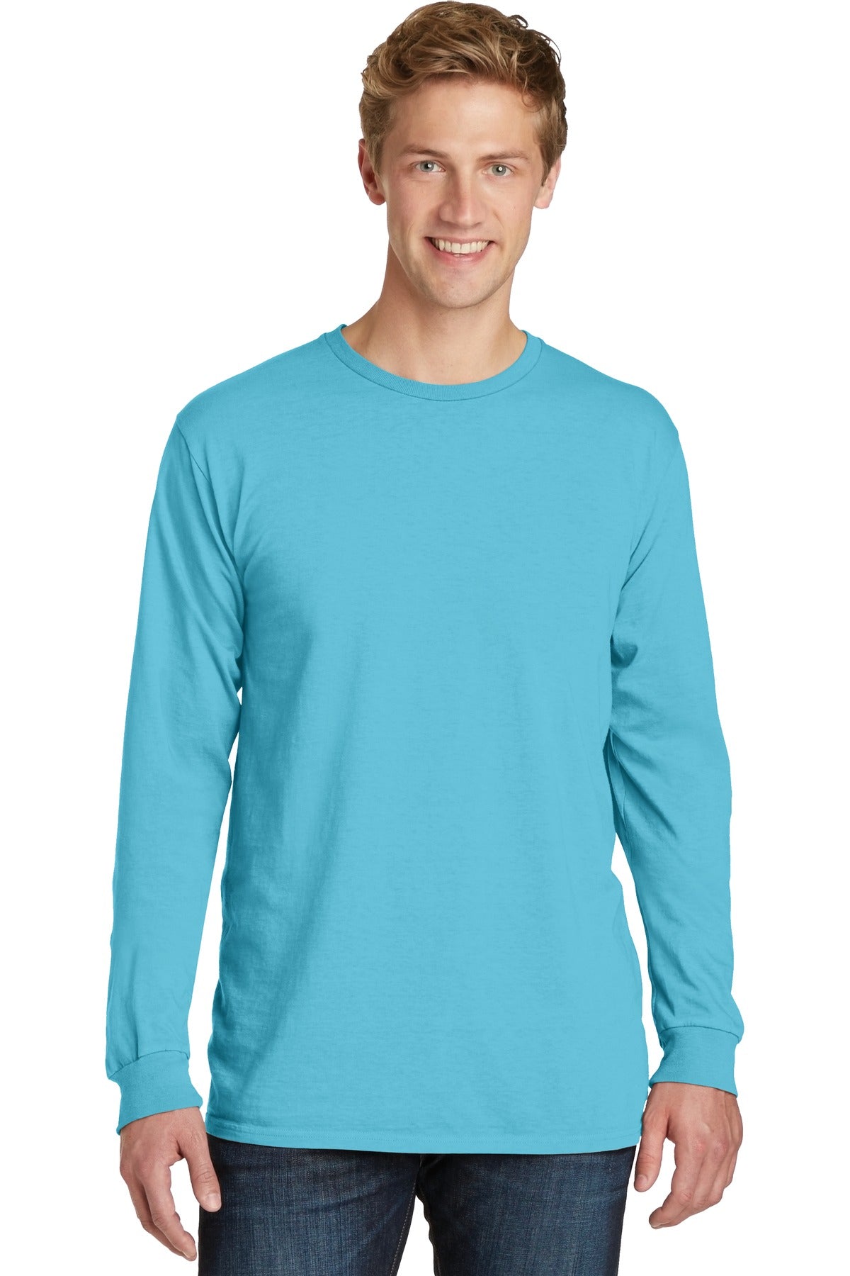 With long sleeves for added coverage this extra soft tee has - Tidal Wave