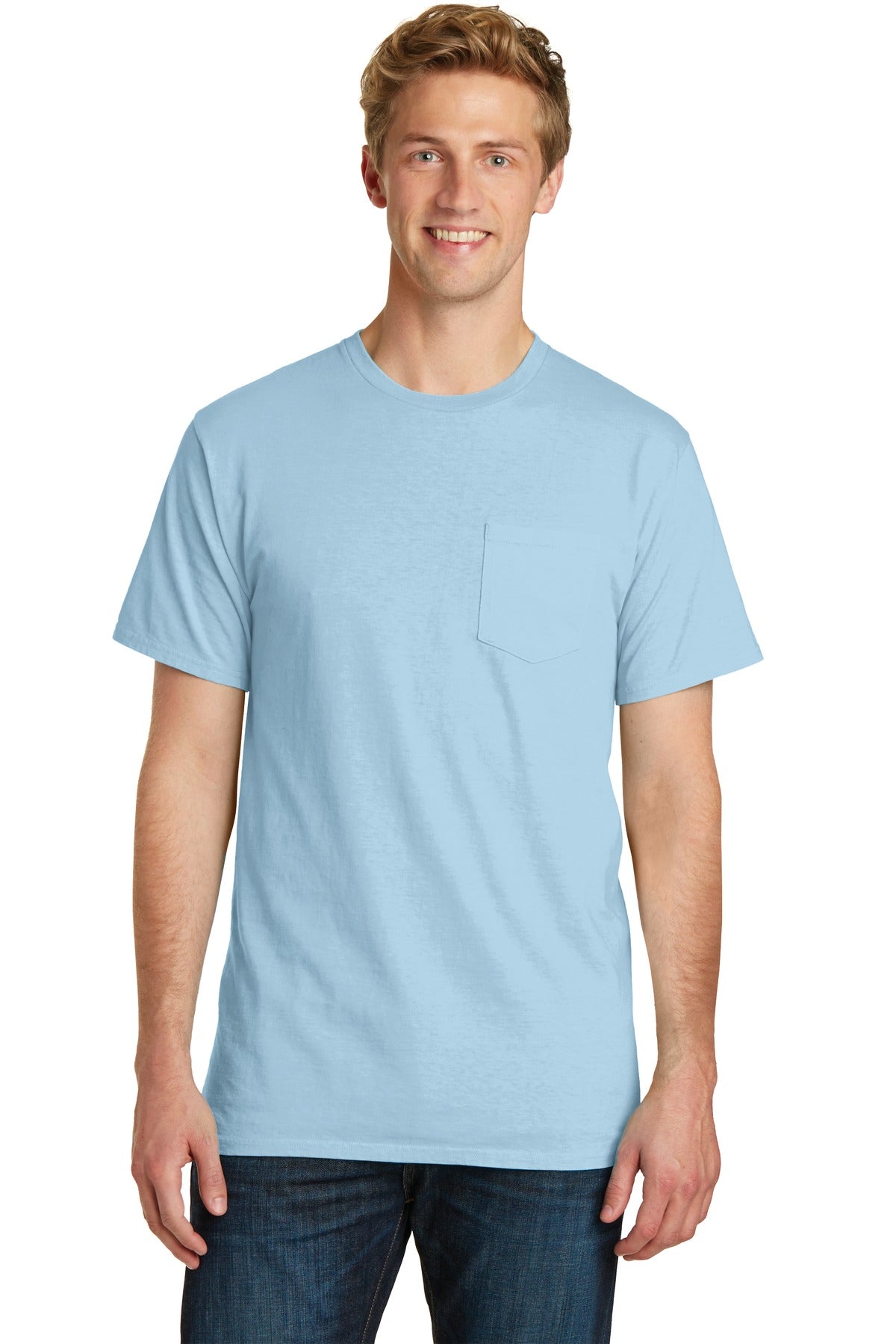 An undeniably comfortable tee with color that just looks bet - Glacier