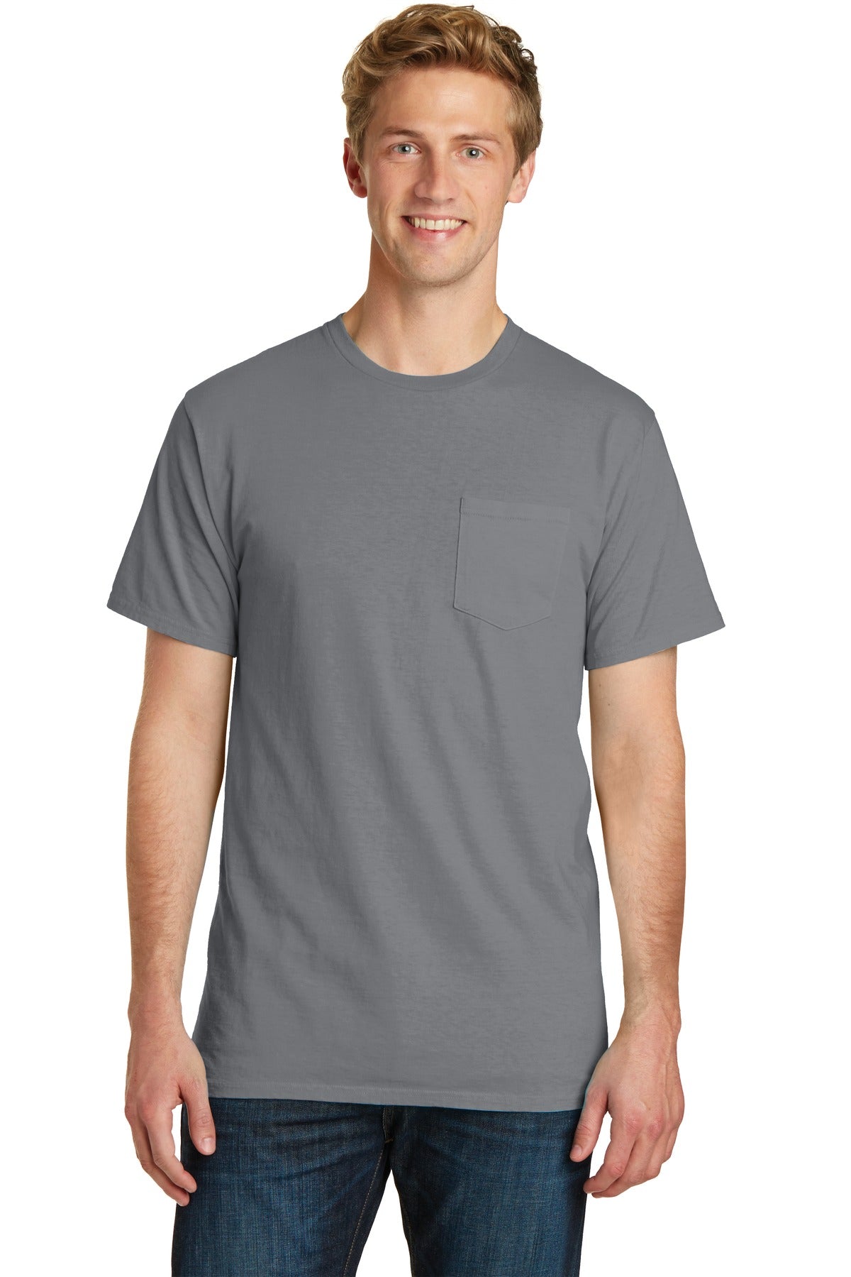 An undeniably comfortable tee with color that just looks bet - Pewter