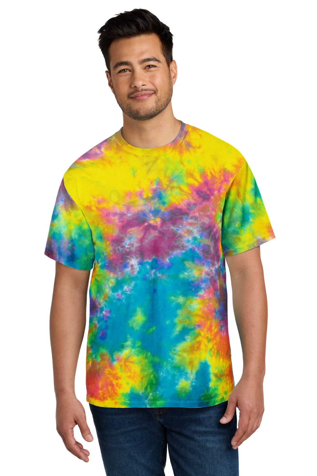 Individually hand dyed each tee is as unique as the one wear - Jeweltone Colorburst