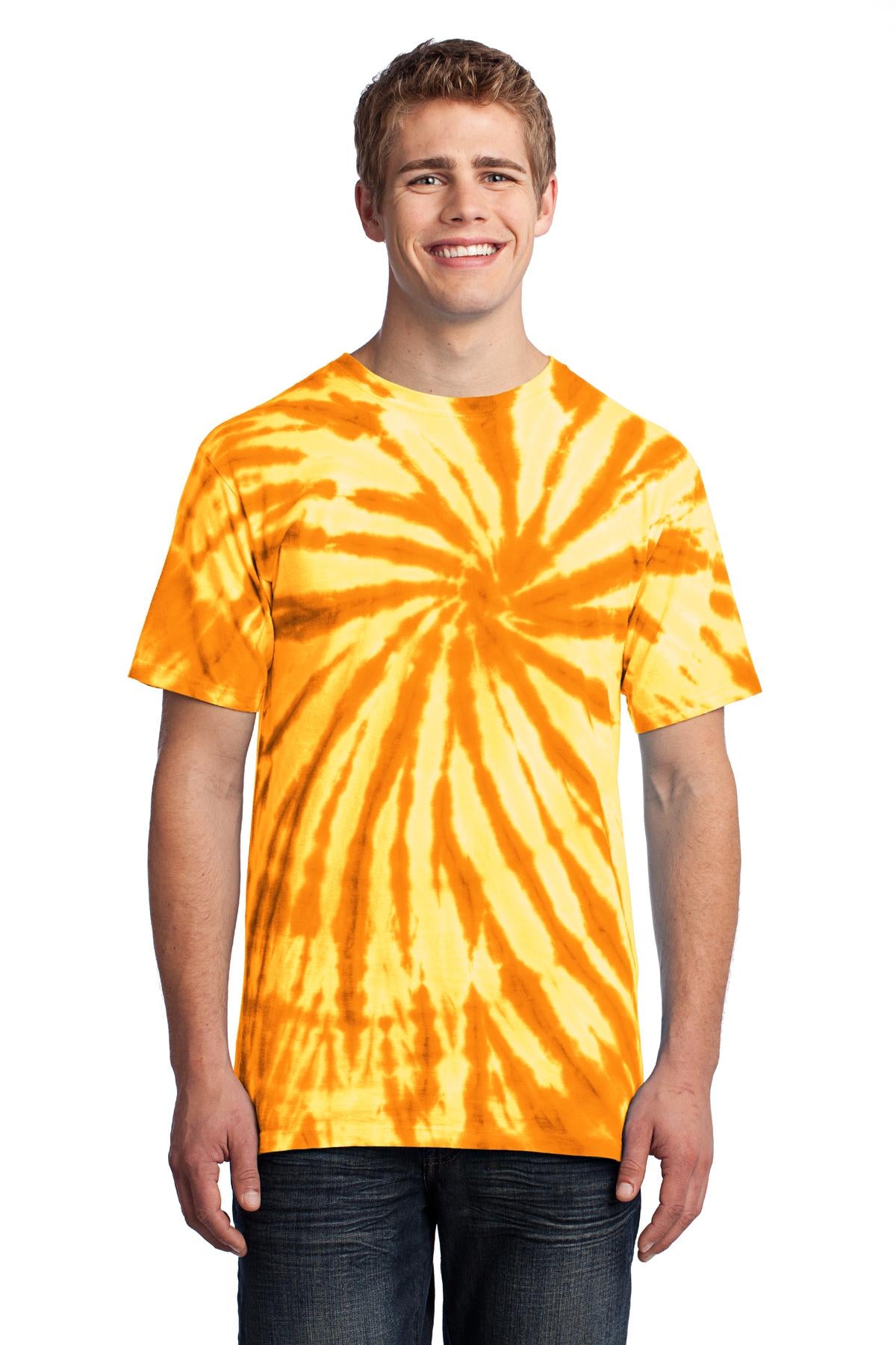 Colorfully cool this groovy tee is a surefire way to stand o - Gold