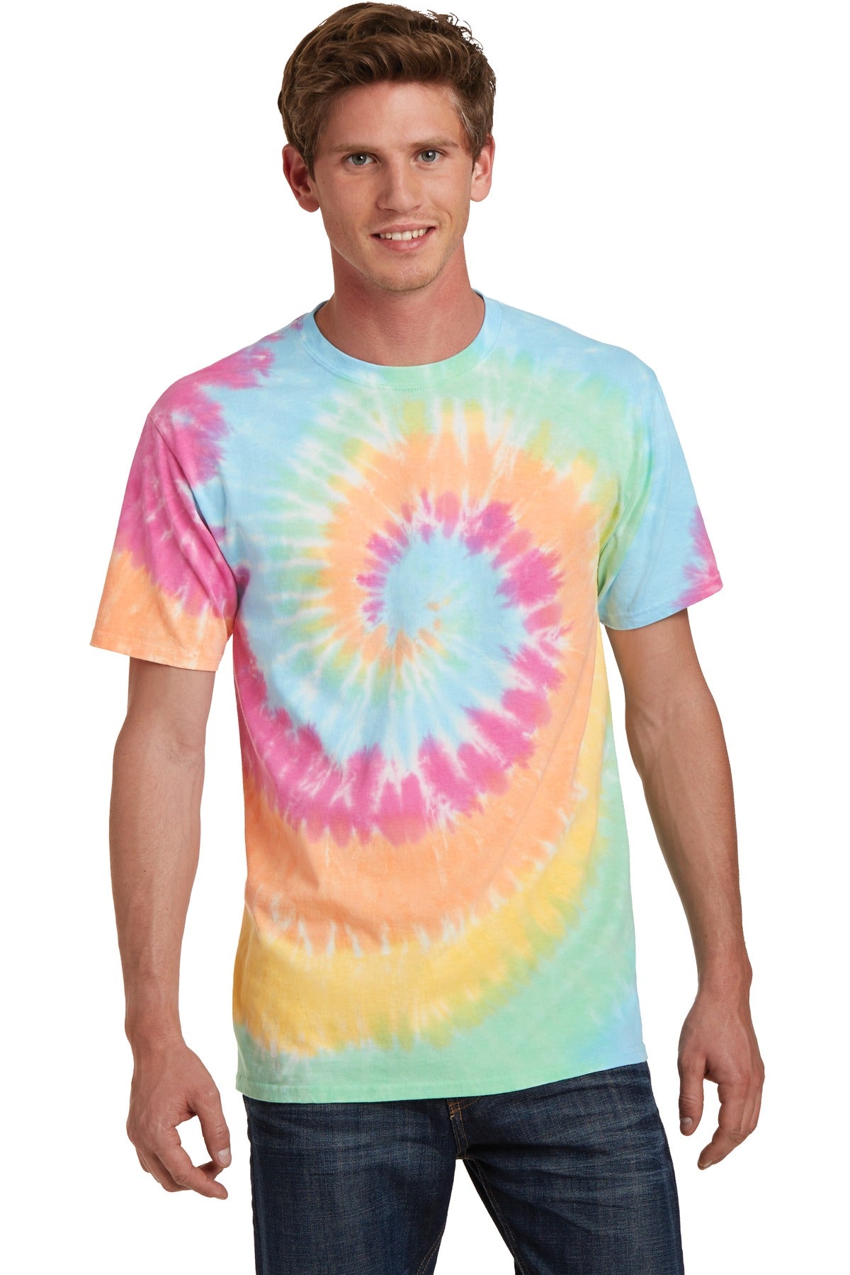 Colorfully cool this groovy tee is a surefire way to stand o - Pastel Rainbow