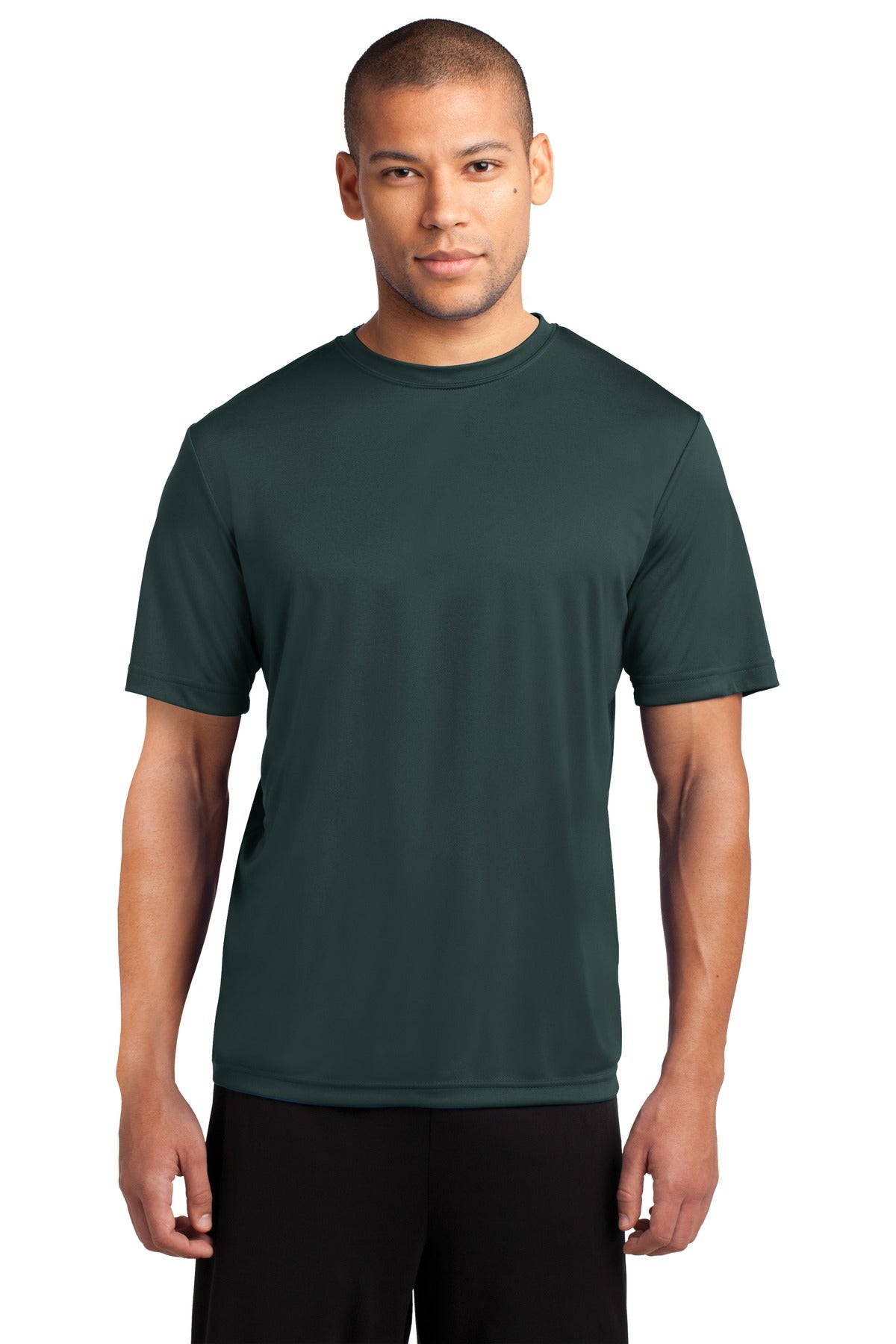 Rated UPF50 to help combat harmful UV rays this tee also per - Dark Green