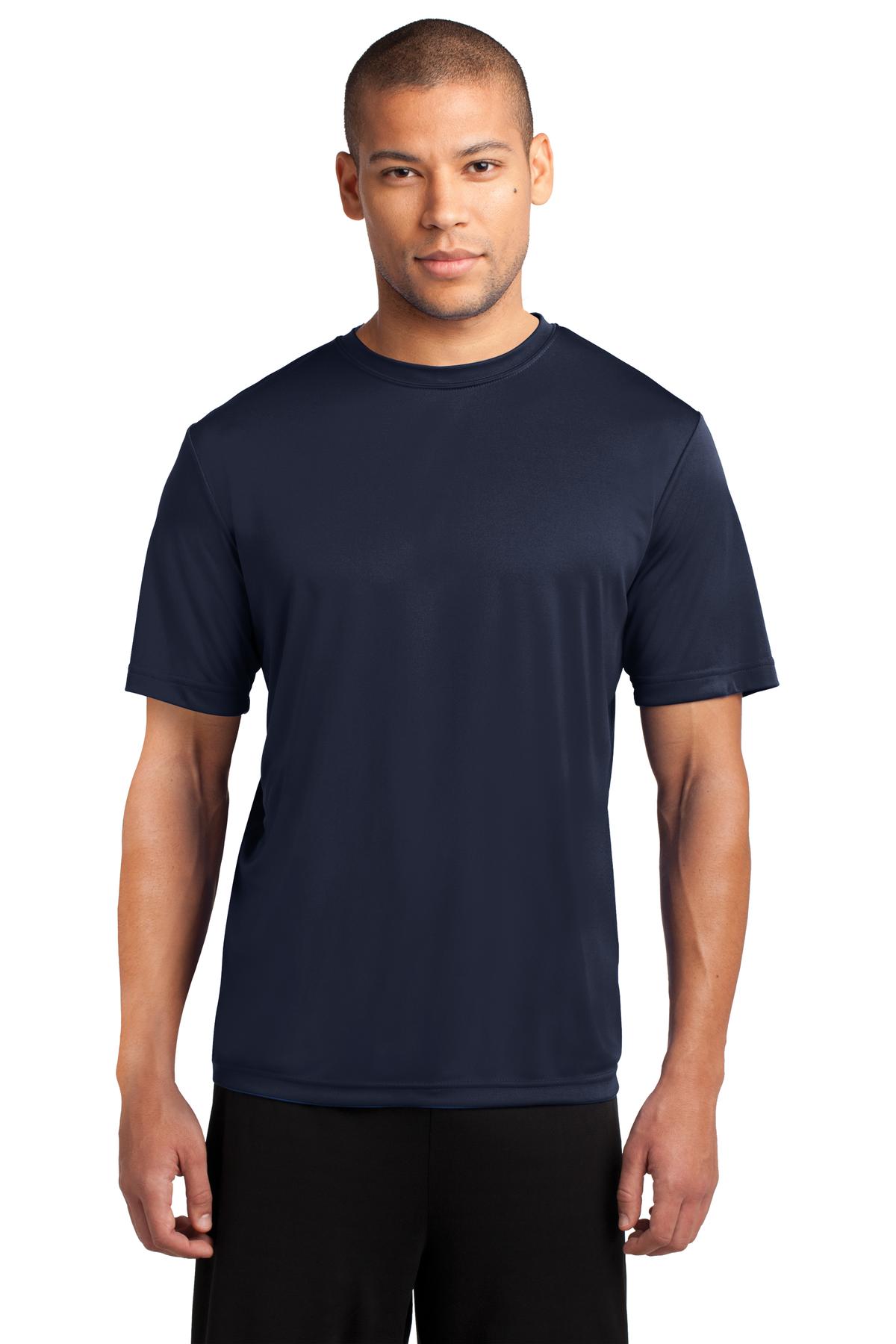 Rated UPF50 to help combat harmful UV rays this tee also per - Deep Navy