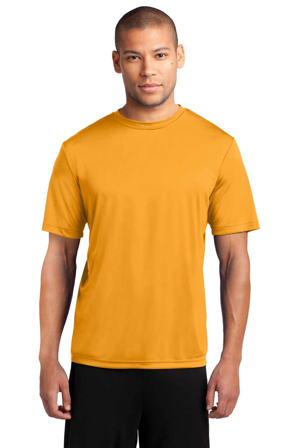 Rated UPF50 to help combat harmful UV rays this tee also per - Gold