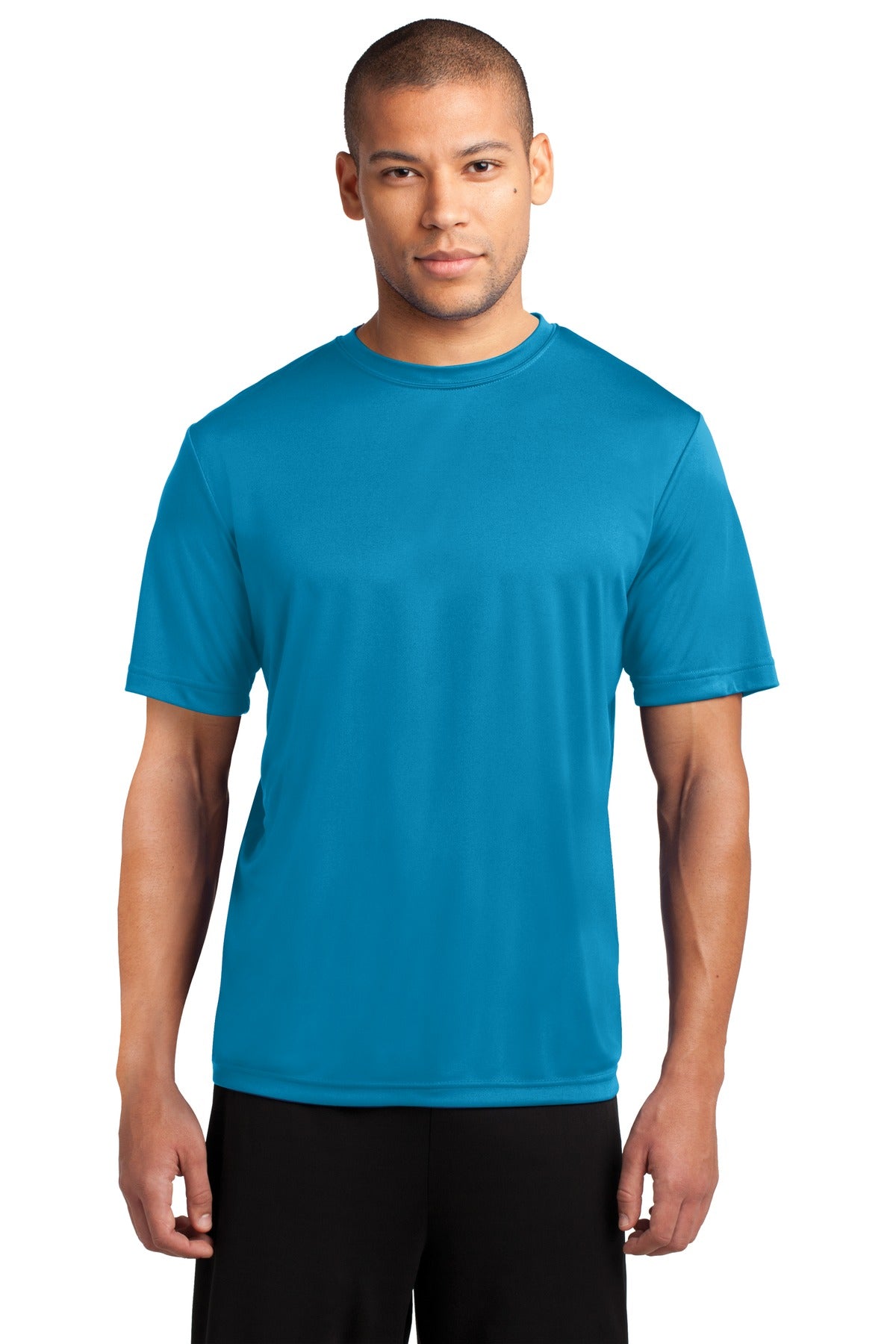 Rated UPF50 to help combat harmful UV rays this tee also per - Neon Blue
