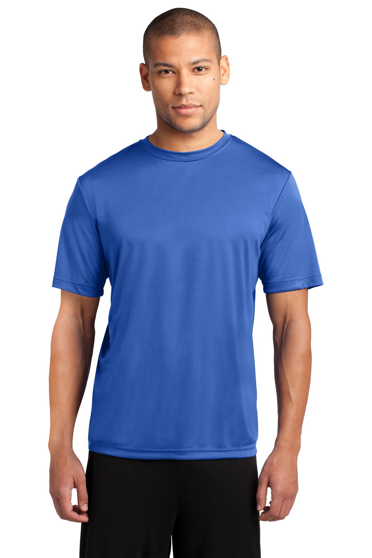 Rated UPF50 to help combat harmful UV rays this tee also per - Royal