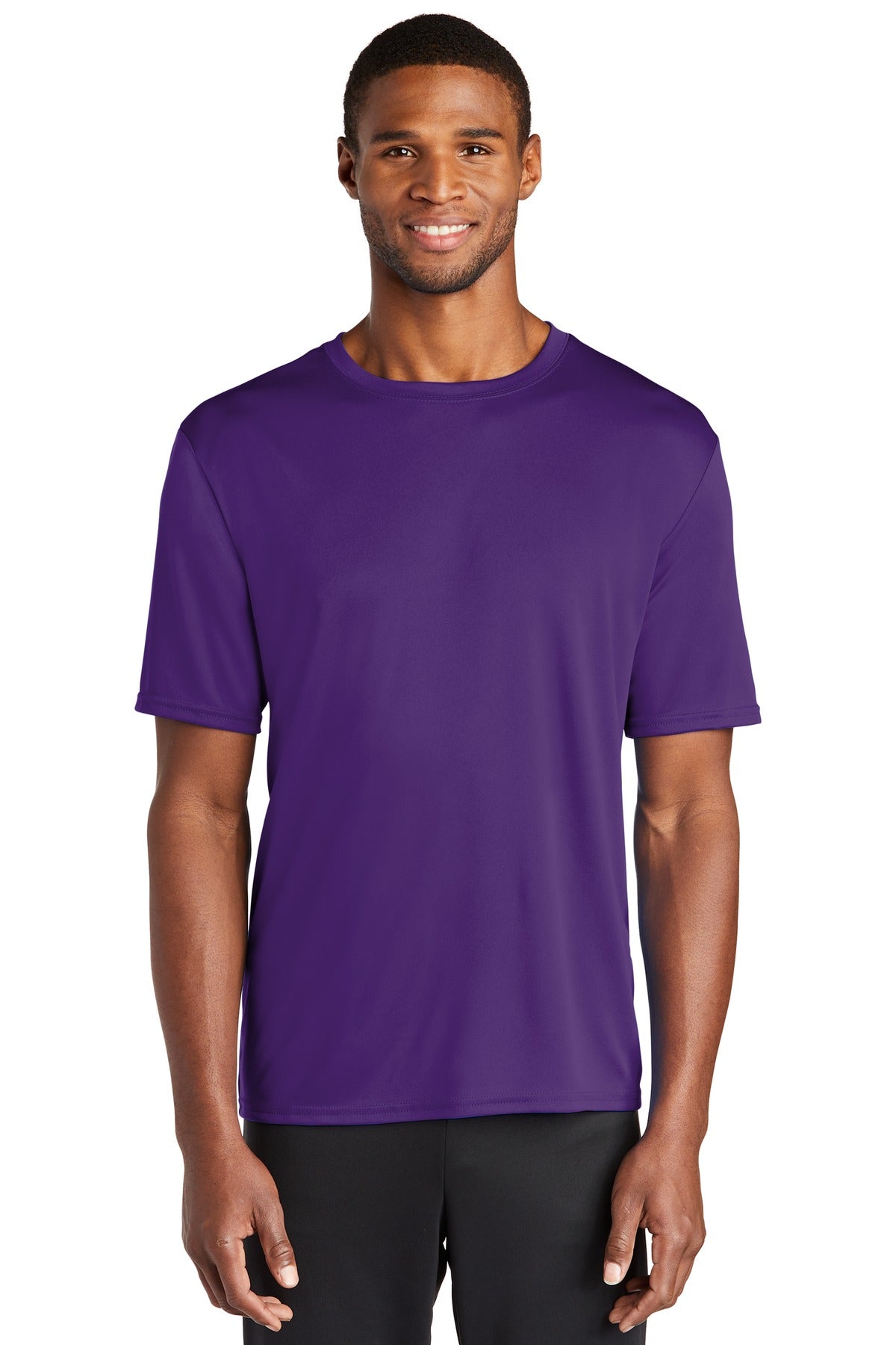 Rated UPF50 to help combat harmful UV rays this tee also per - Team Purple