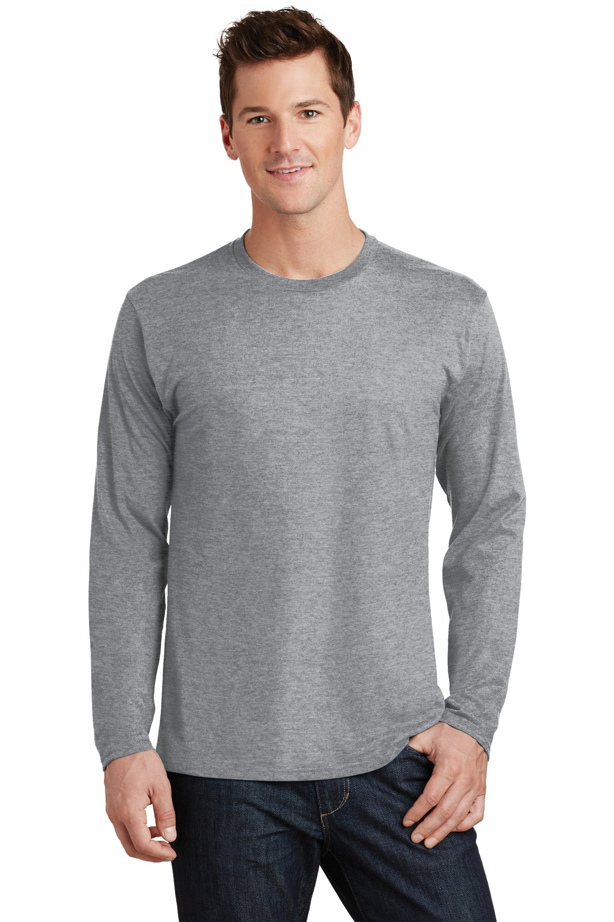 A tee that genuinely matches your favorite collegiate and pr - Athletic Heather