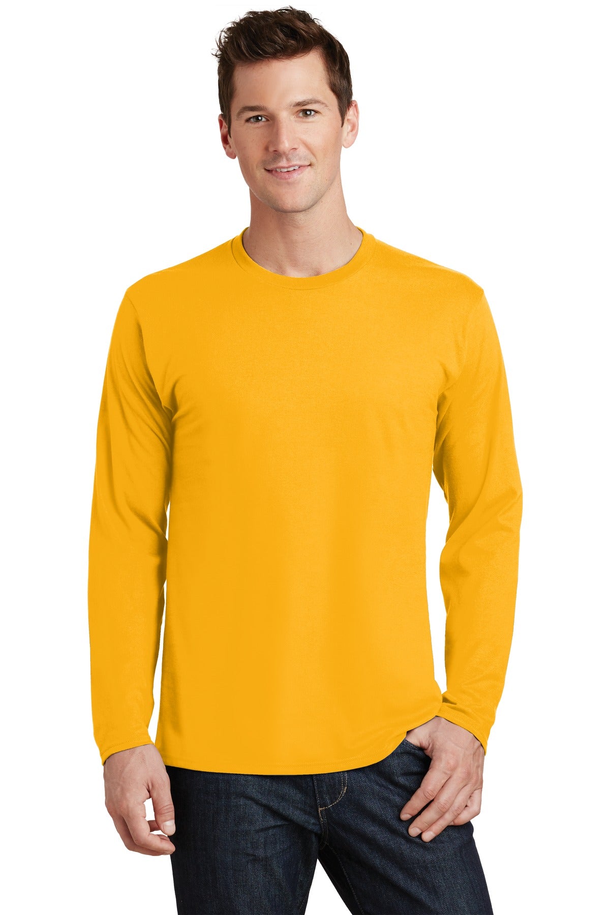 A tee that genuinely matches your favorite collegiate and pr - Bright Gold