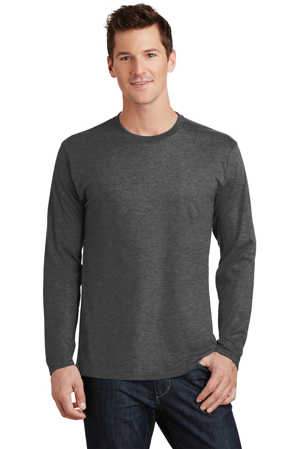 A tee that genuinely matches your favorite collegiate and pr - Dark Heather Grey