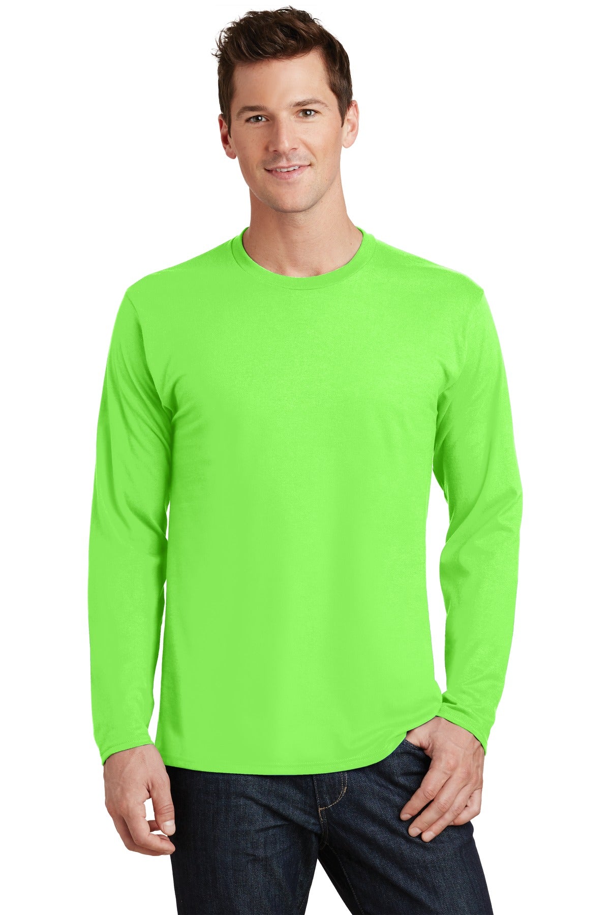 A tee that genuinely matches your favorite collegiate and pr - Flash Green