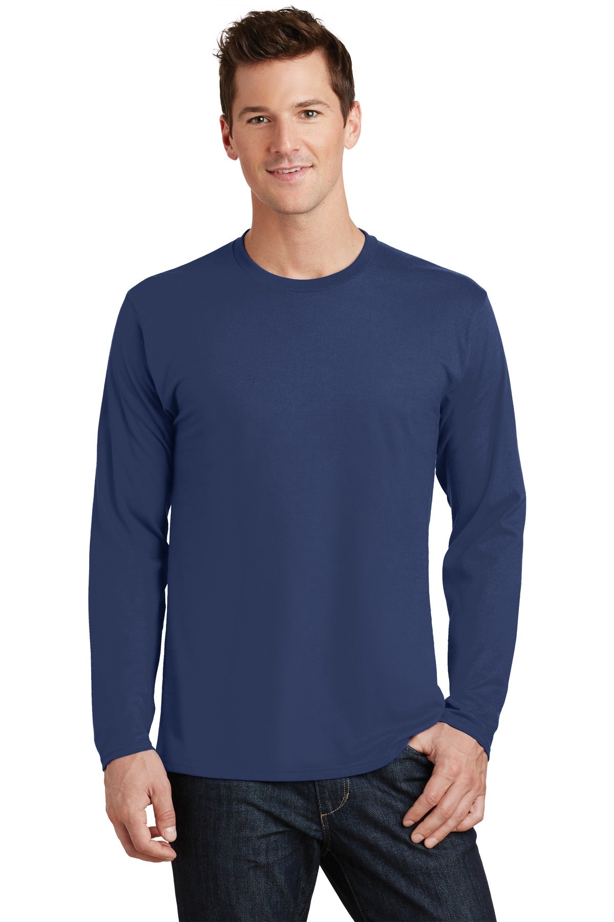 A tee that genuinely matches your favorite collegiate and pr - Team Navy