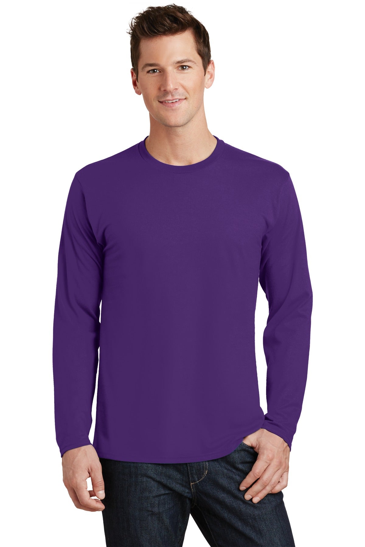 A tee that genuinely matches your favorite collegiate and pr - Team Purple