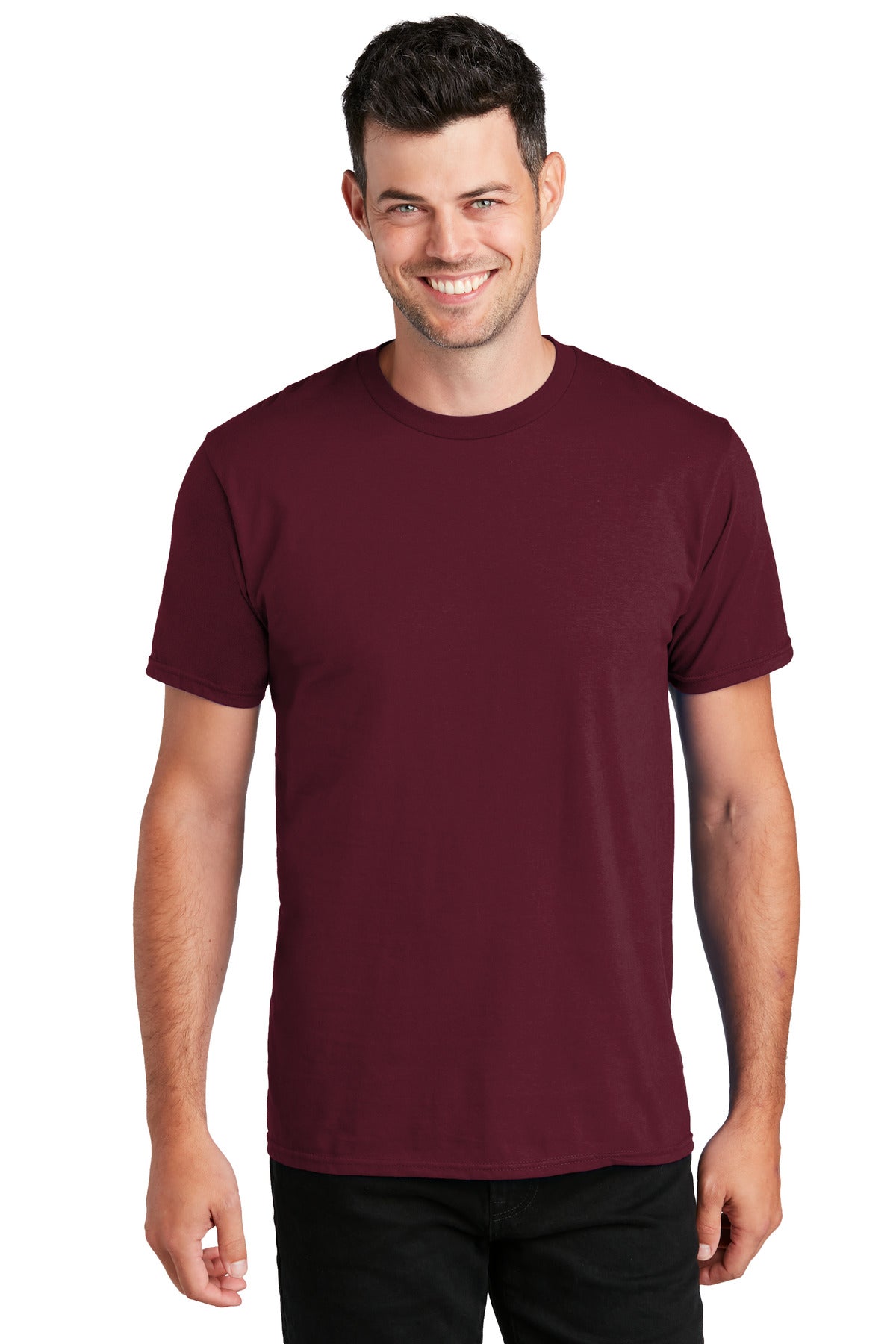 You'll be the biggest fan around of this 100% ring spun cott - Athletic Maroon