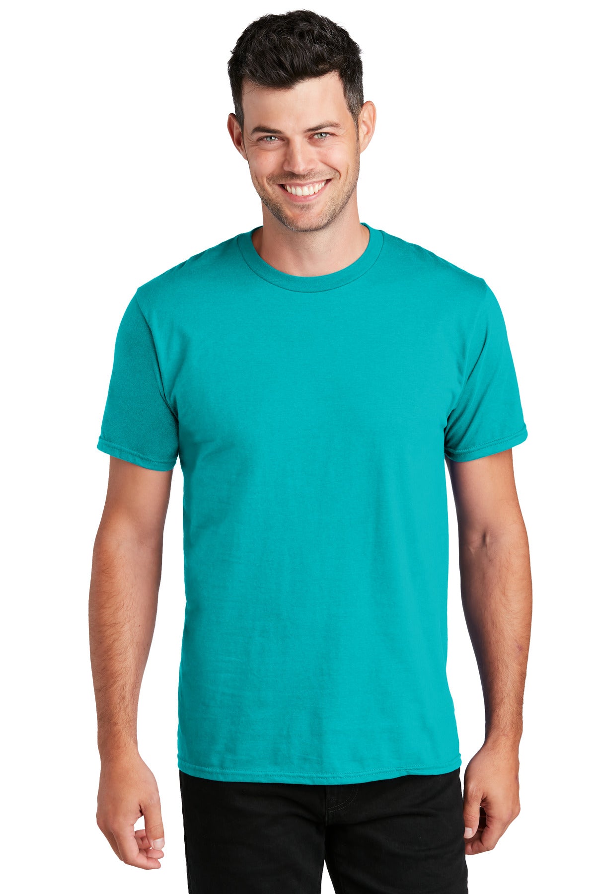 You'll be the biggest fan around of this 100% ring spun cott - Bright Aqua