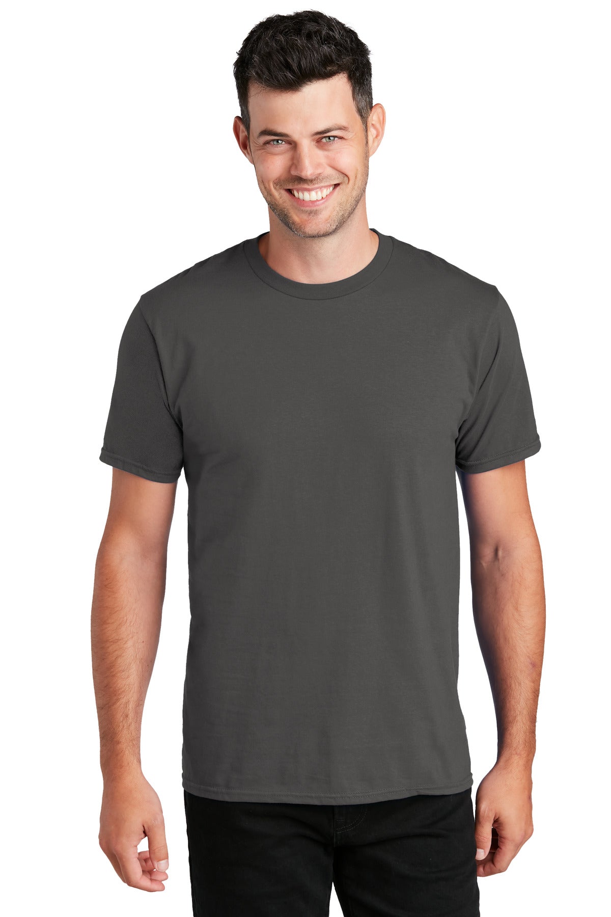 You'll be the biggest fan around of this 100% ring spun cott - Charcoal