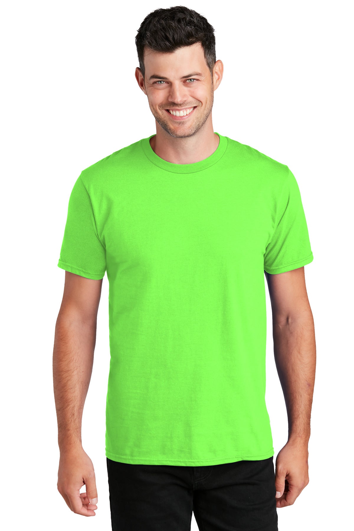 You'll be the biggest fan around of this 100% ring spun cott - Flash Green