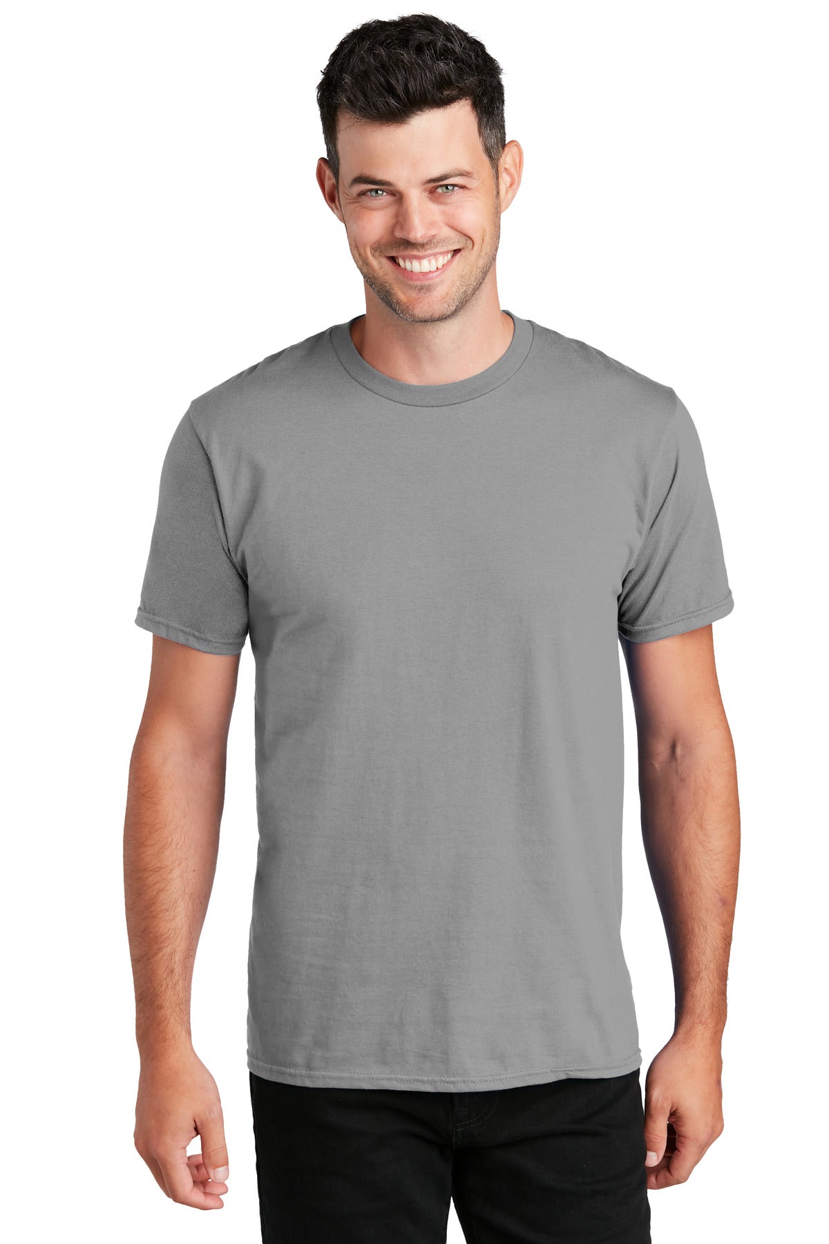 You'll be the biggest fan around of this 100% ring spun cott - Medium Grey