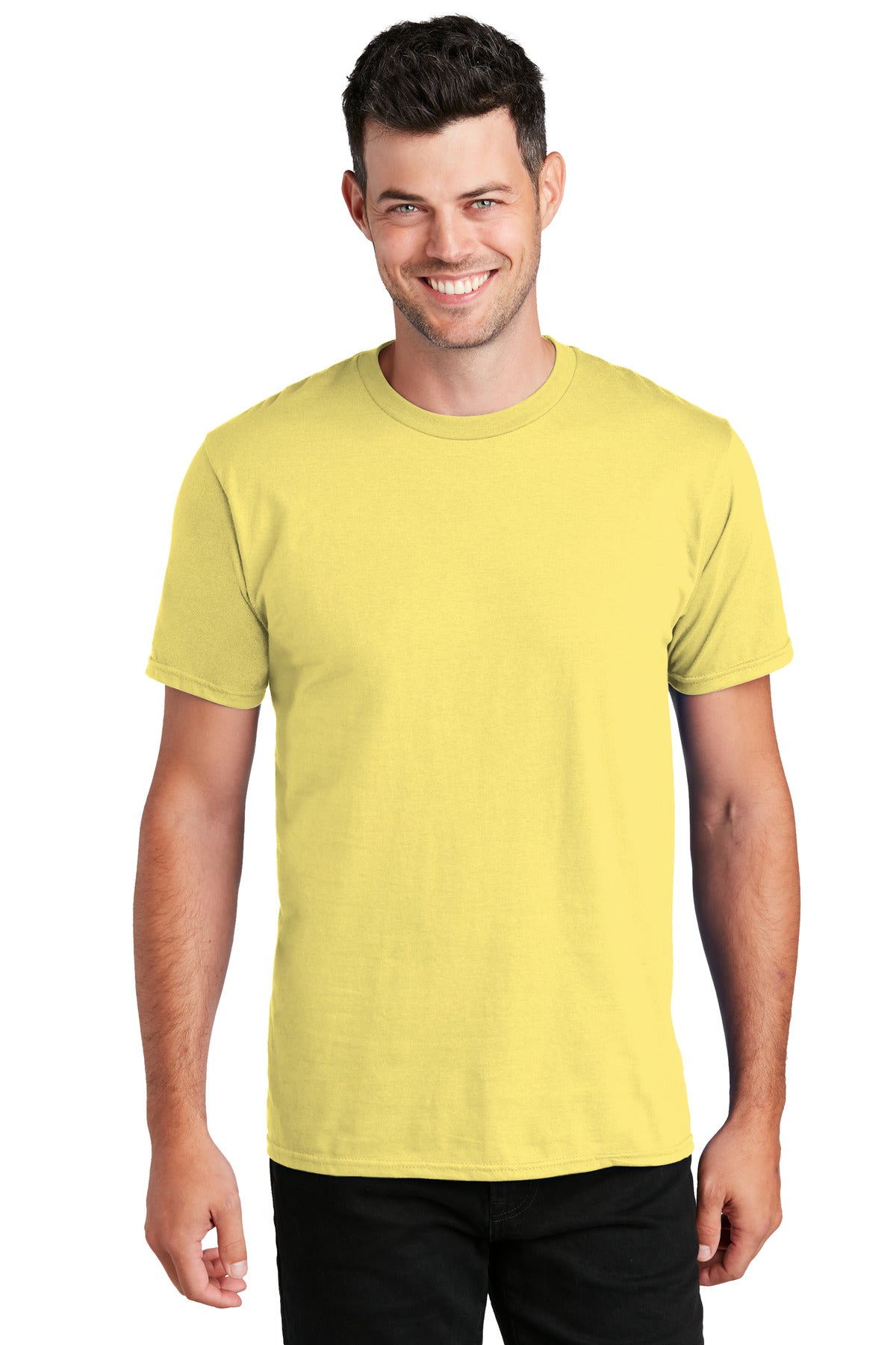 You'll be the biggest fan around of this 100% ring spun cott - Yellow
