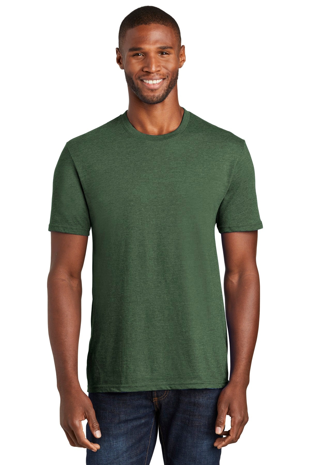 No matter what you are a fan of this ultra-soft ring spun co - Forest Green Heather