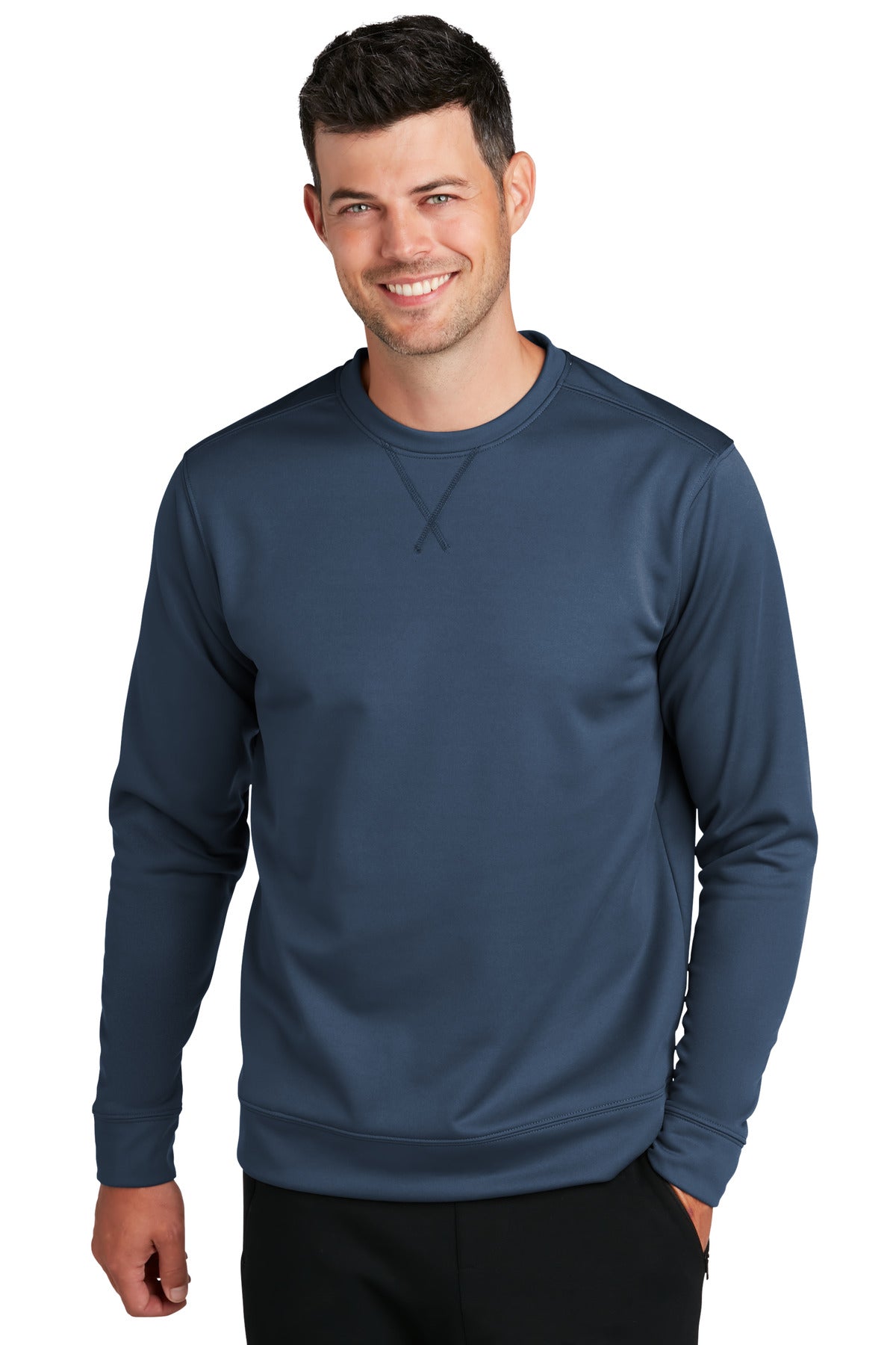 Stay active in performance sweatshirts powered by Dry Zone m - Deep Navy