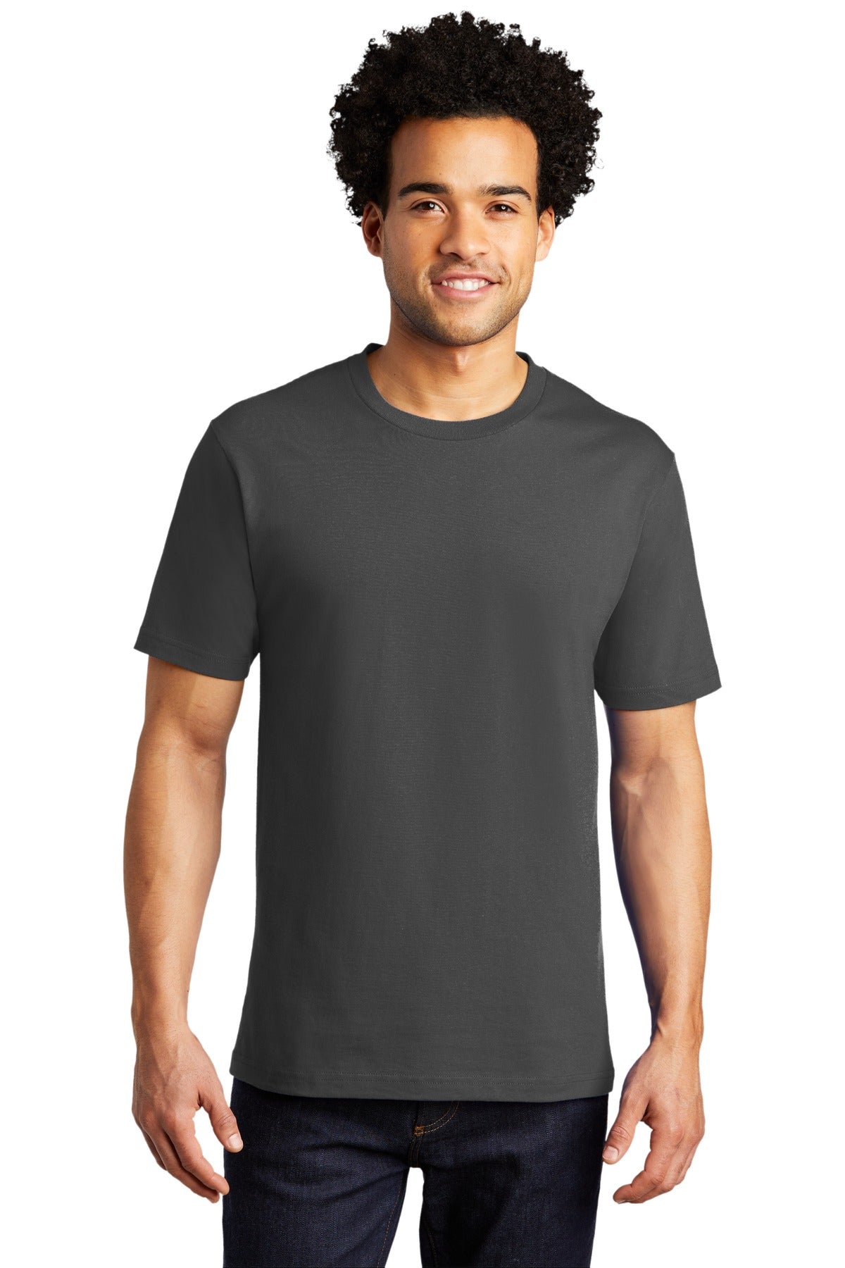 An everyday essential with a roomier fit our Bouncer Tee is  - Coal Grey