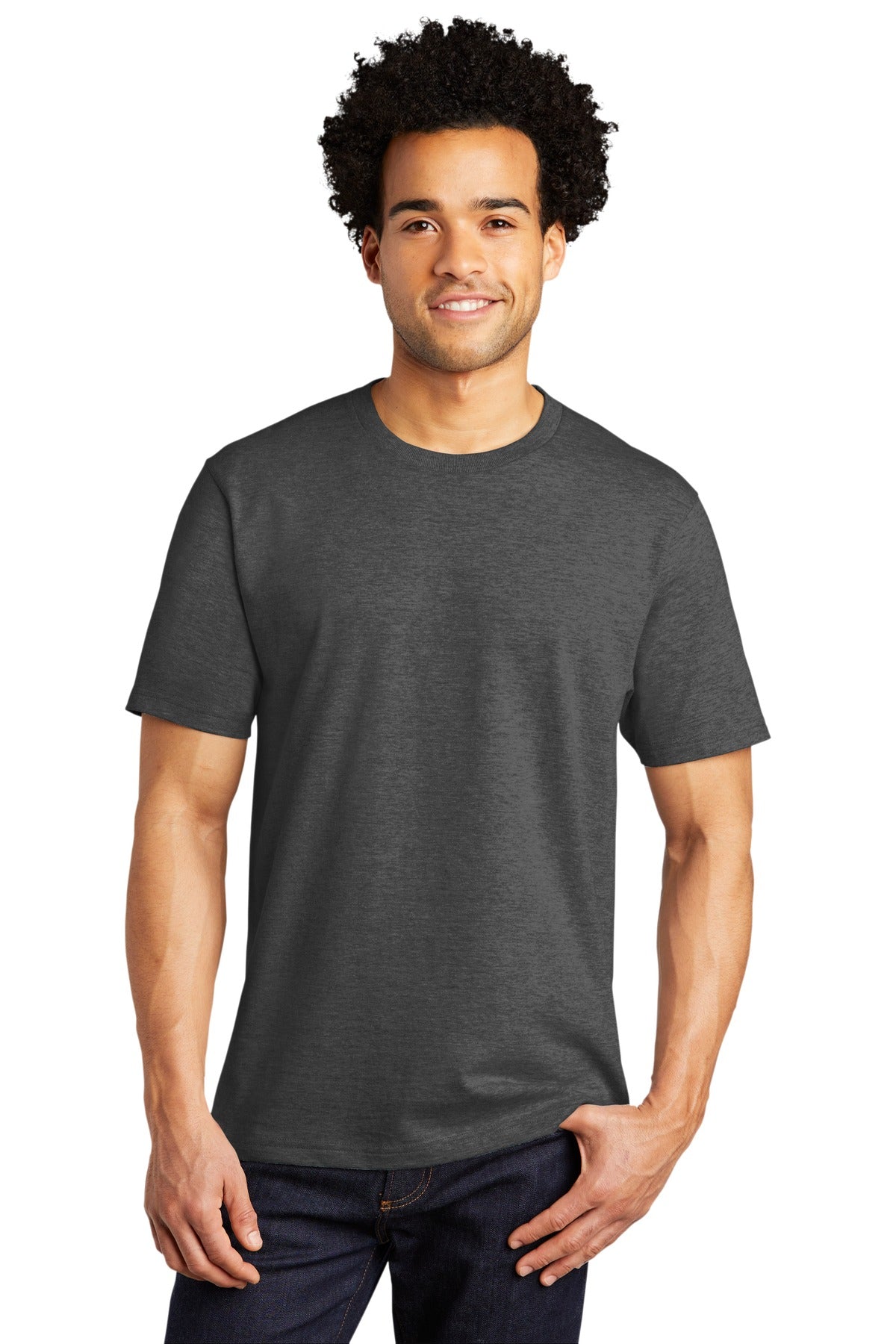 An everyday essential with a roomier fit our Bouncer Tee is  - Dark Heather Grey